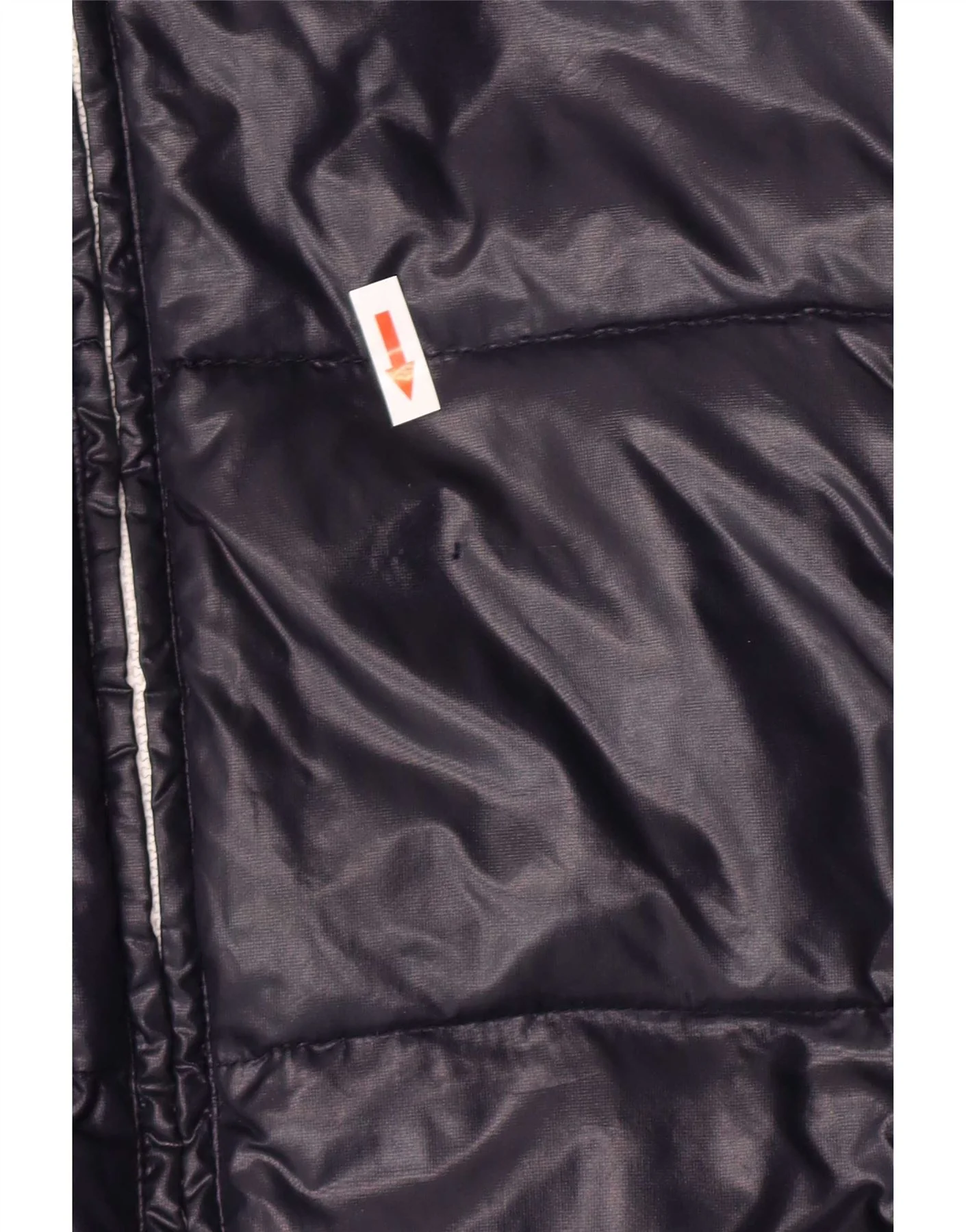 Armani Junior Boys Hooded Padded Jacket 15-16 Years Navy Blue Colourblock - Image 4