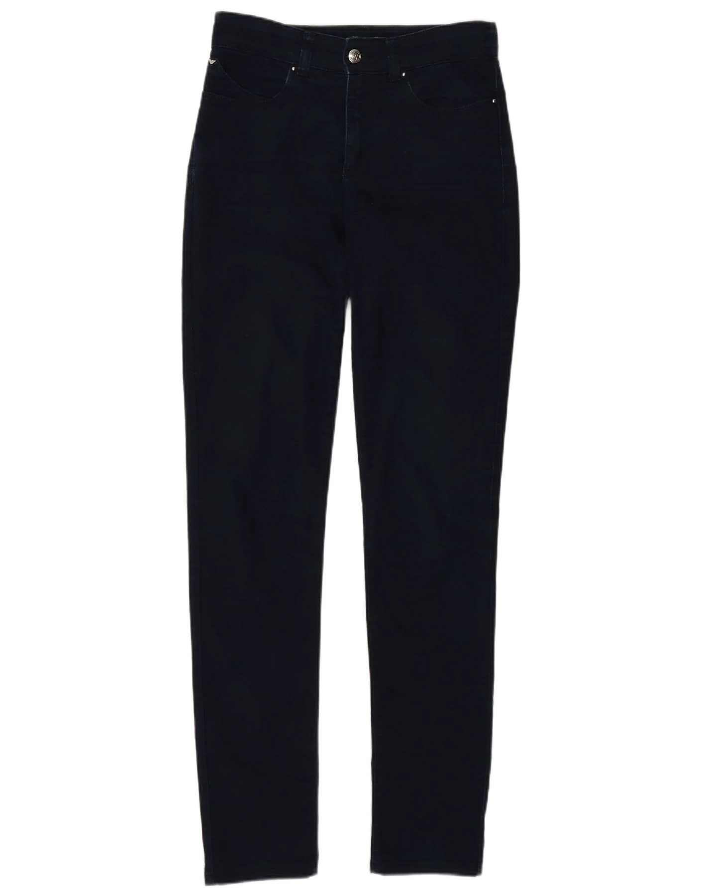 Armani Mens Skinny Jeans W27 L34 Navy Blue Cotton