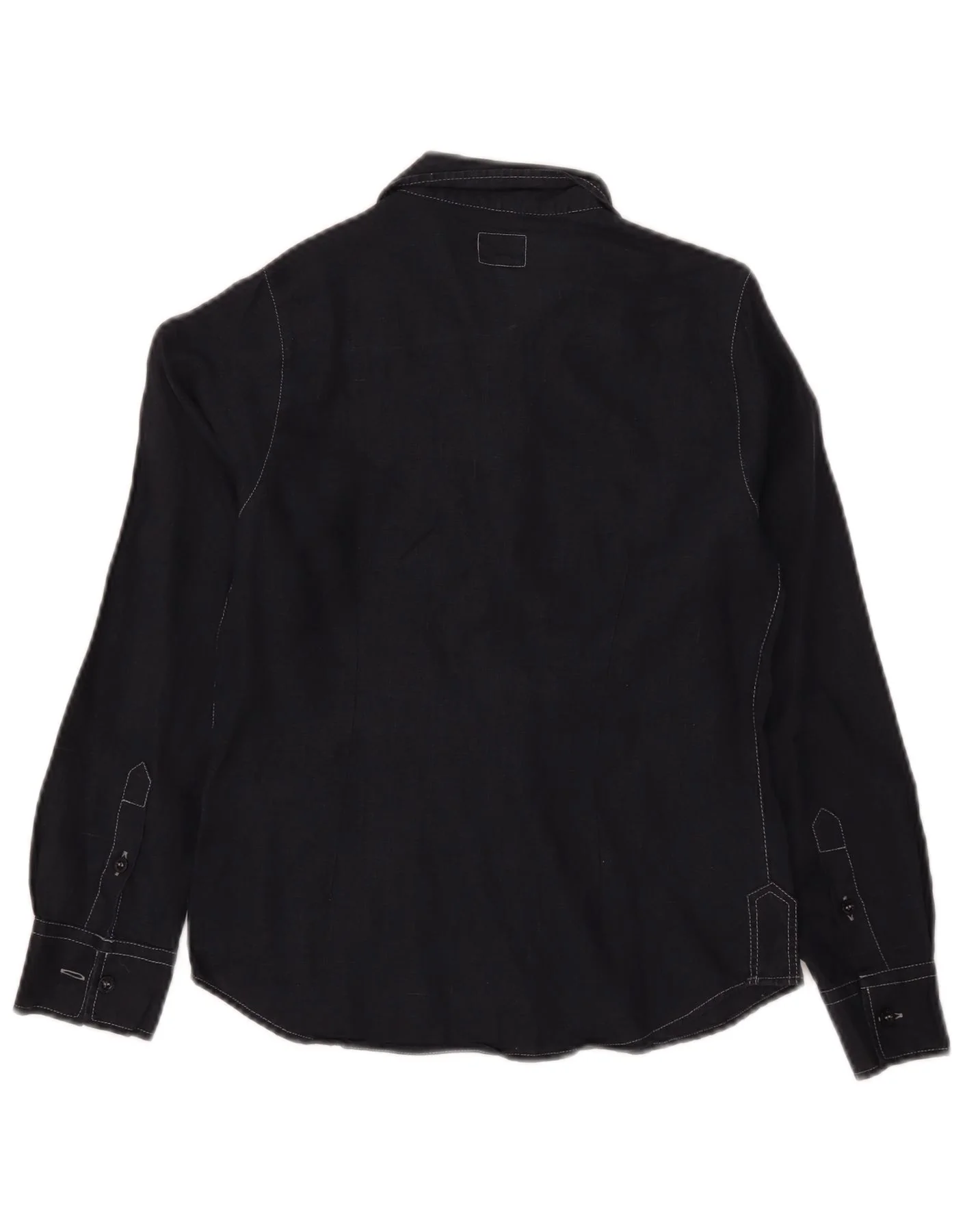 Armani Teen Boys Shirt 9-10 Years Black Linen - Image 2