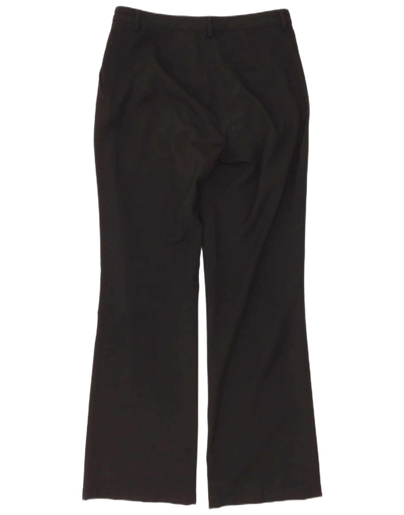 Armani Womens Bootcut Casual Trousers UK 12 Medium W28 L30 Black Polyester - Image 2