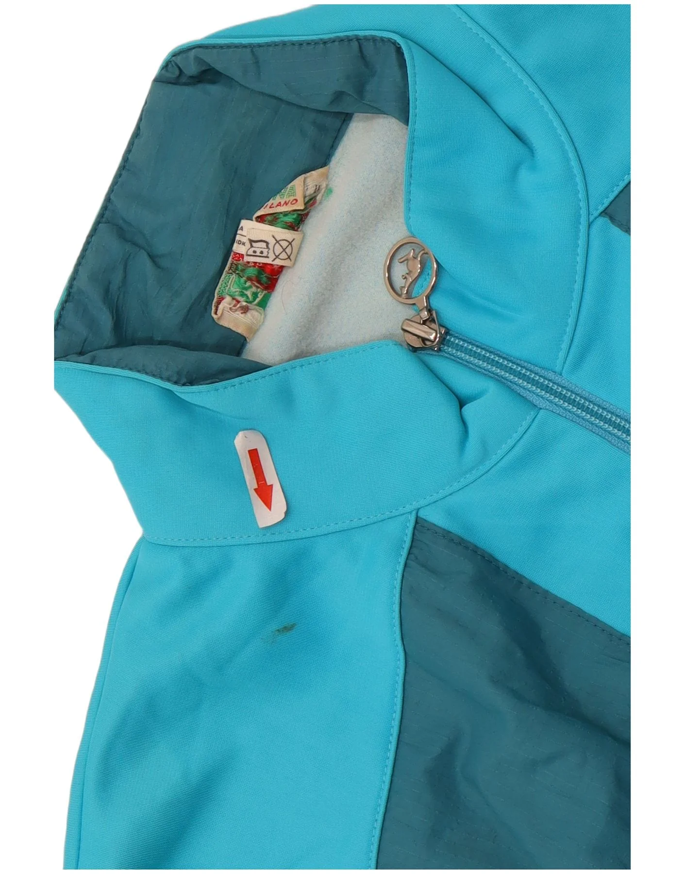 AUSTRALIAN L'ALPINA Mens Tracksuit Top Jacket IT 50 Medium Blue Colourblock - Image 5