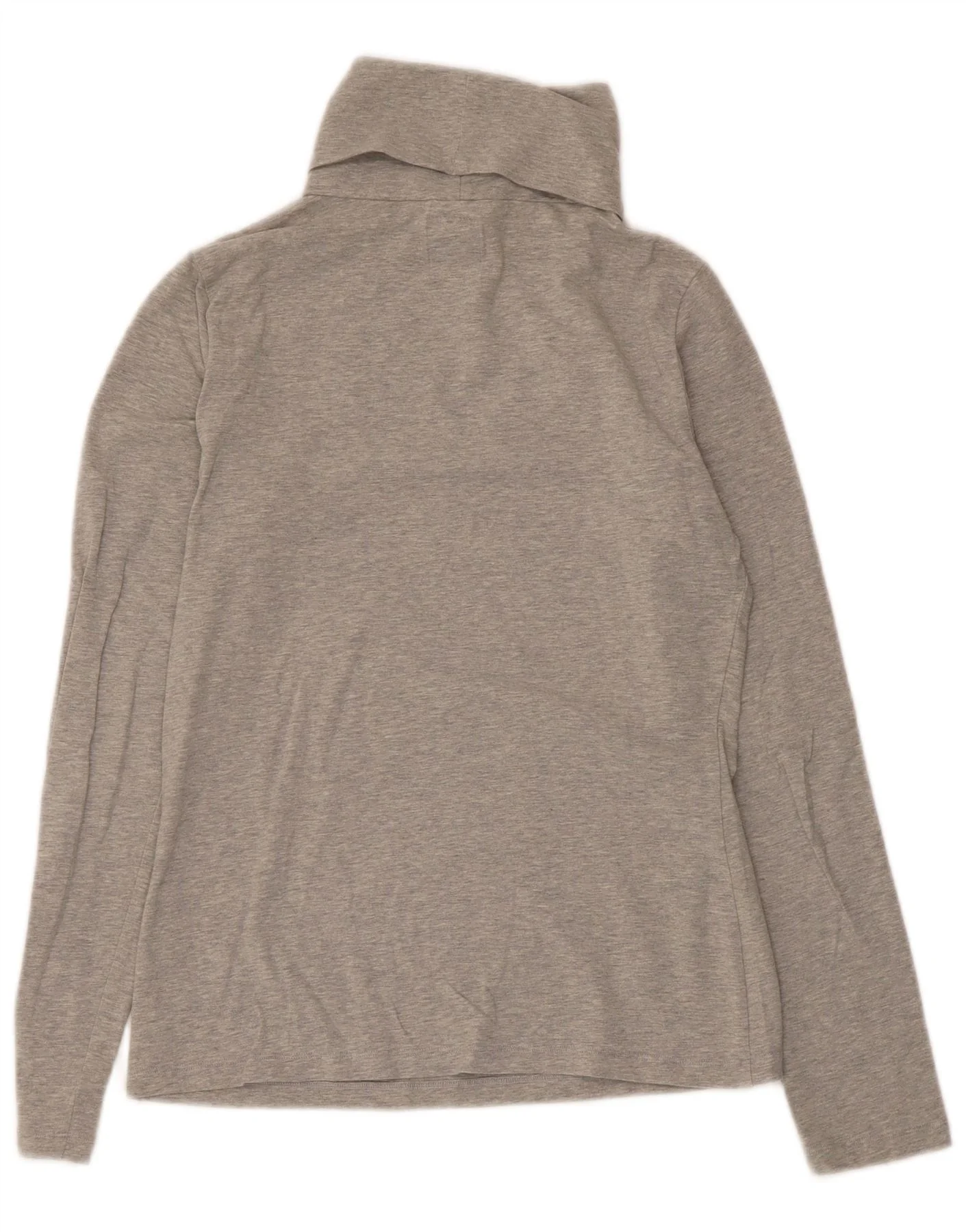 Avirex Womens Graphic Top Long Sleeve UK 12 Medium Grey Cotton - Image 2