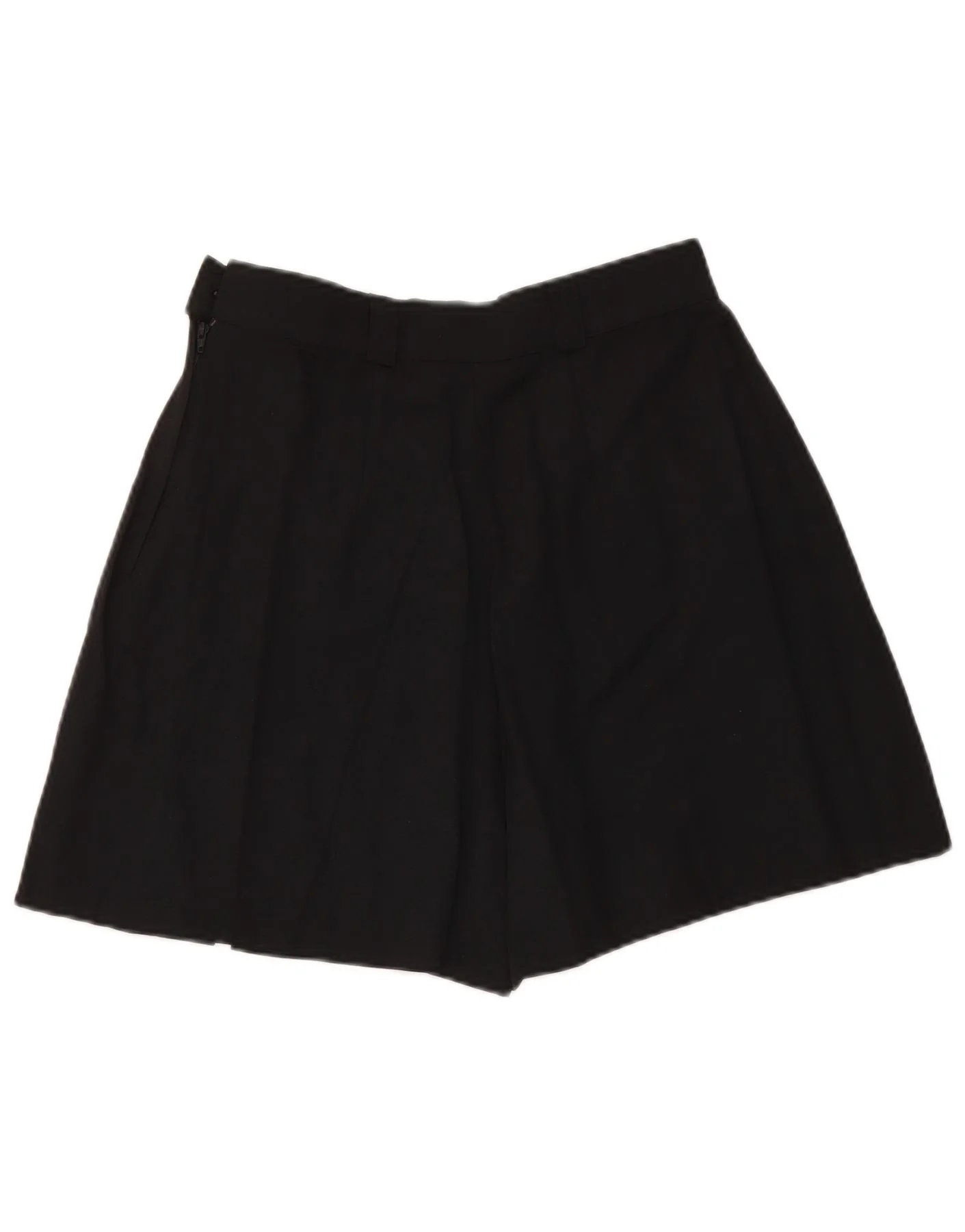 Bader Womens High Waist Pegged Casual Shorts UK 10 Small W28 Black Viscose - Image 2
