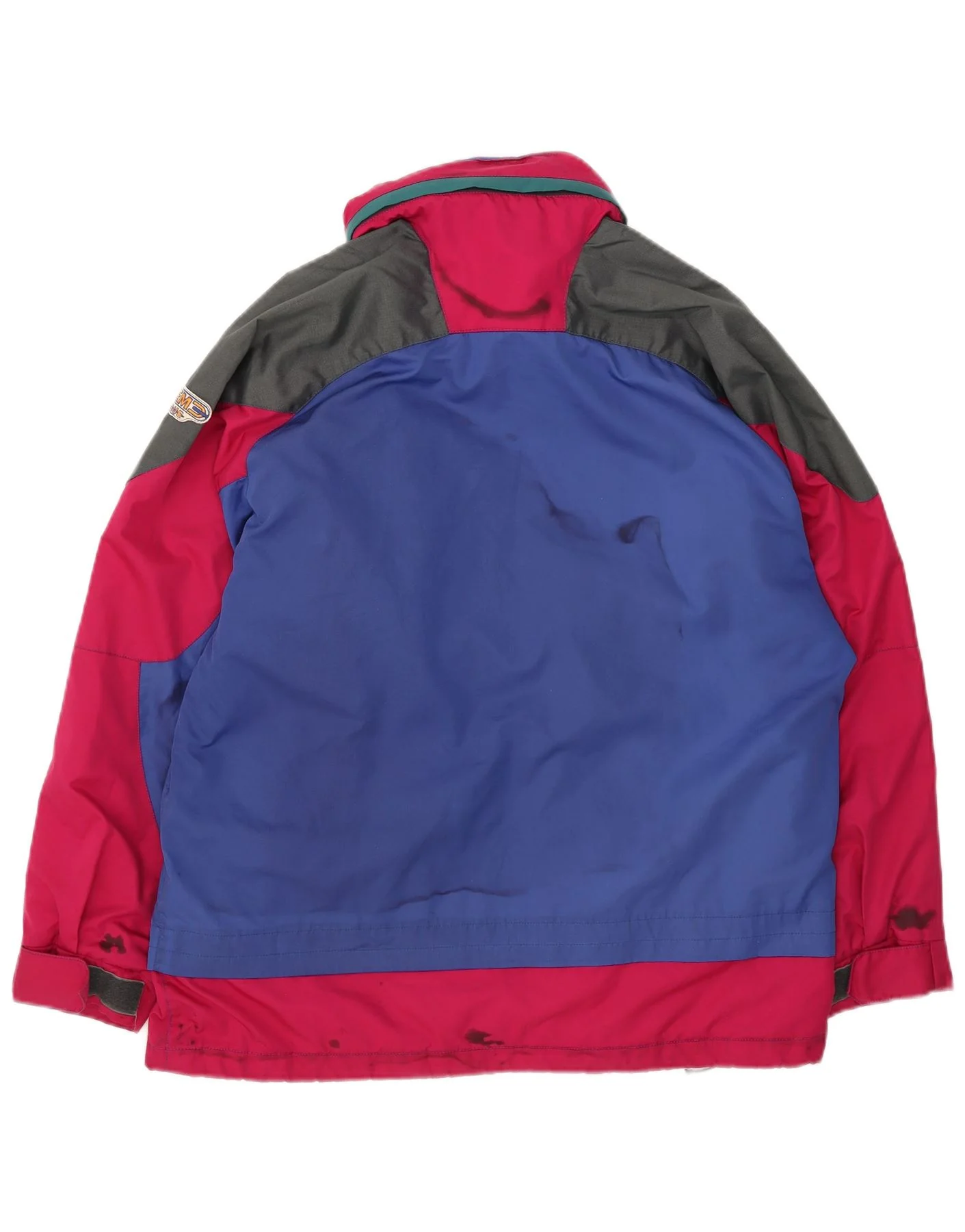 Bailo Mens Hooded Anorak Ski Jacket UK 36 Small Multicoloured Colourblock - Image 2