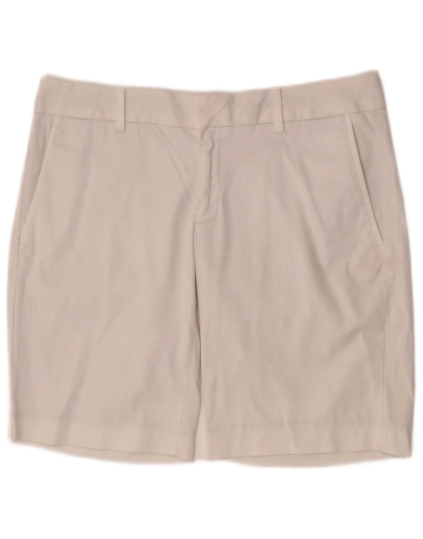 Banana Republic Womens Chino Shorts US 12 Large W32 White Cotton