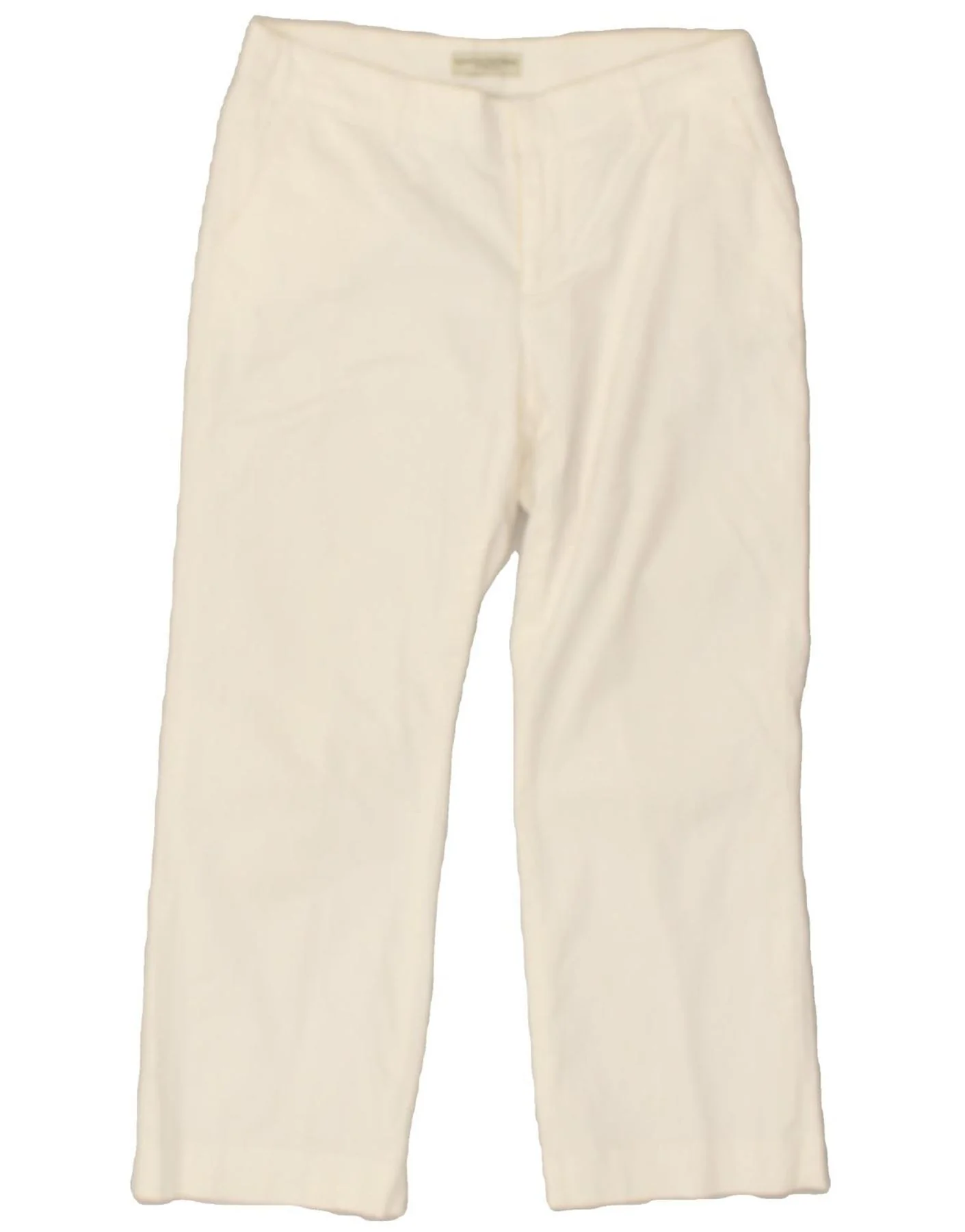 BANANA REPUBLIC Womens Stretch Cropped Trousers US 4 Small W28 L24 White