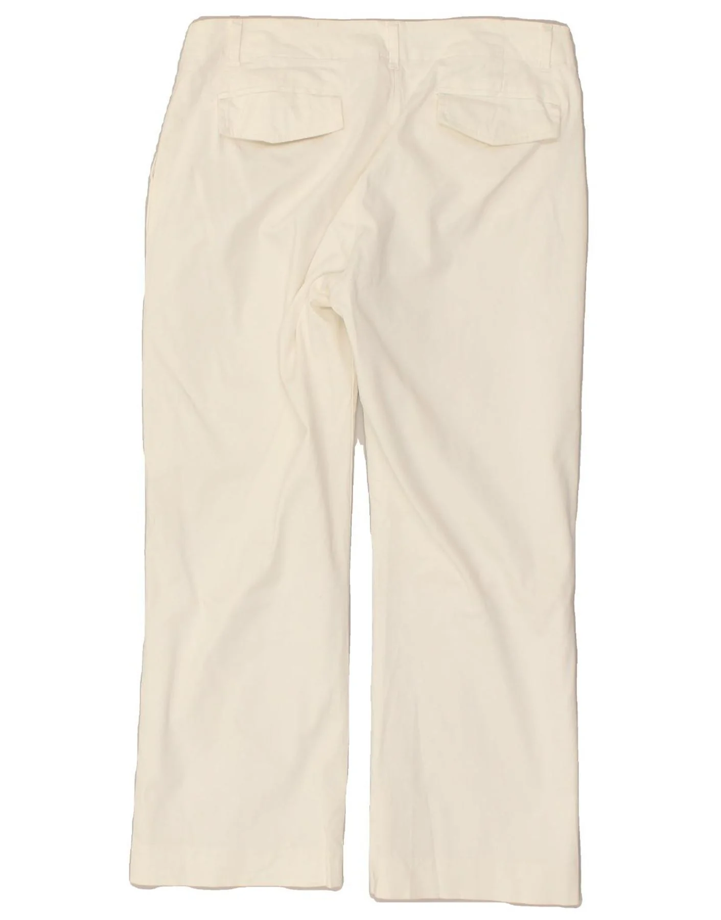 BANANA REPUBLIC Womens Stretch Cropped Trousers US 4 Small W28 L24 White - Image 2