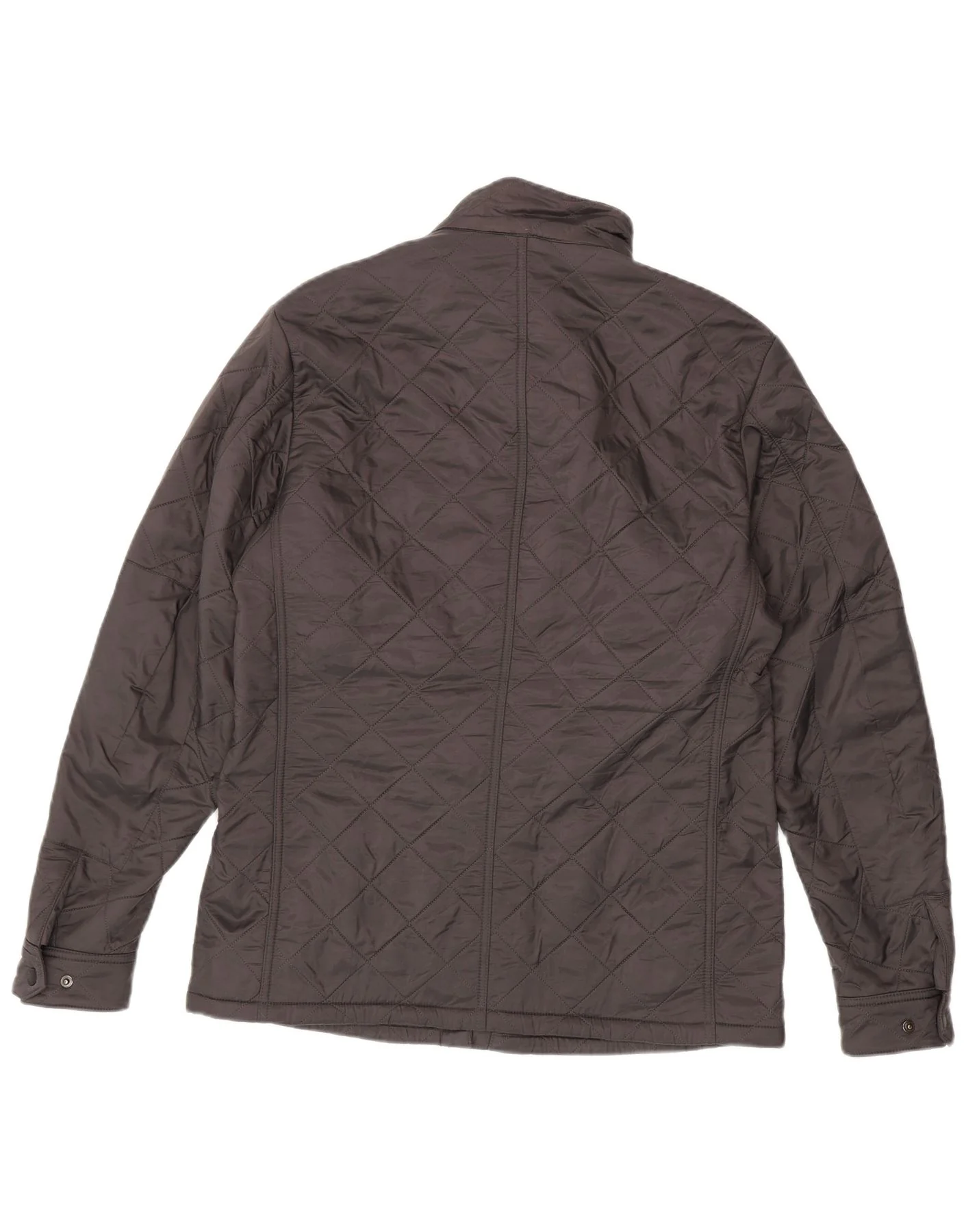 Barbour Mens Quilted Jacket UK 40 Large Grey Polyamide - Image 2