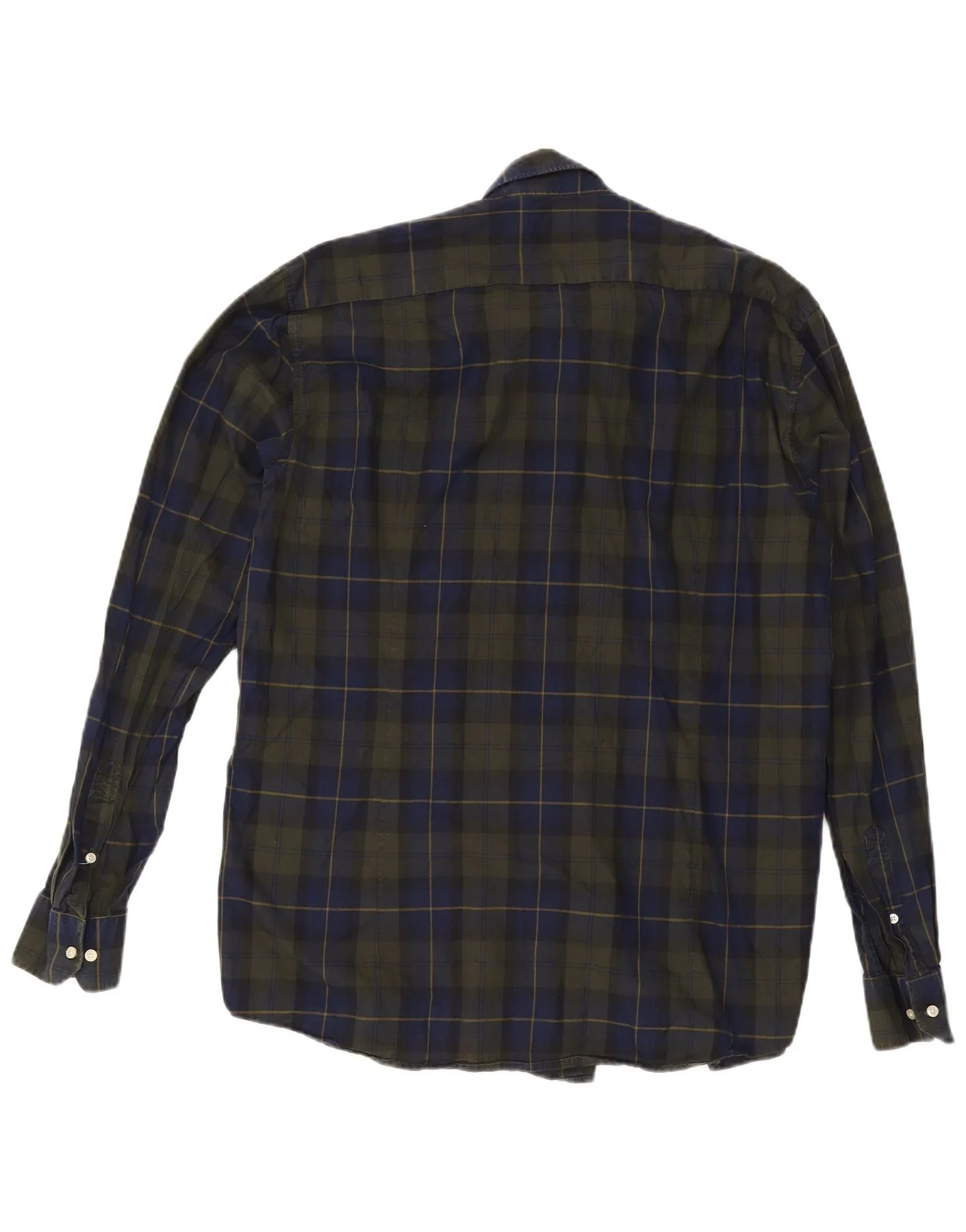 Barbour Mens Tailored Fit Shirt 2XL Green Check - Image 2
