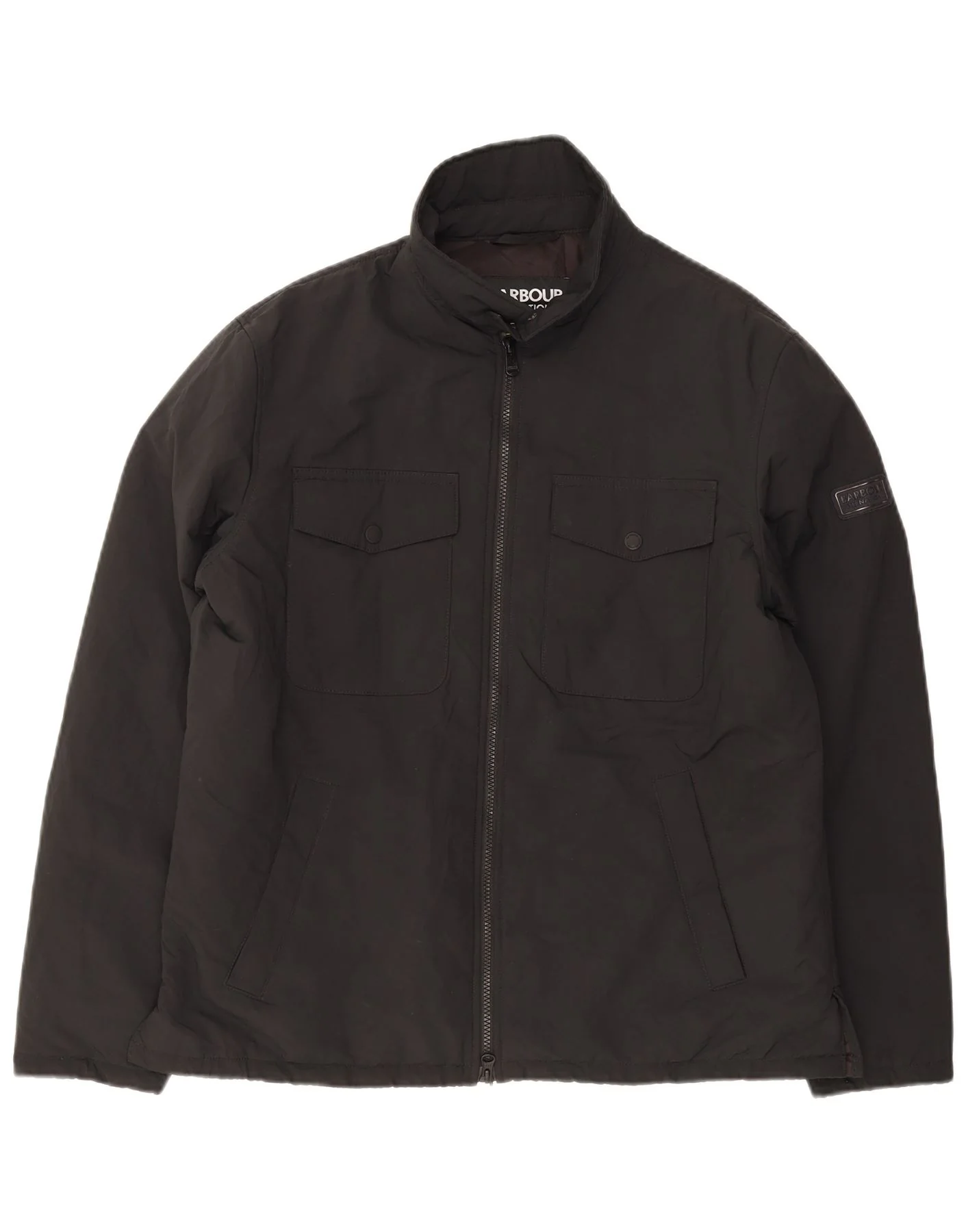 Barbour Mens Windbreaker Jacket UK 40 Large Black