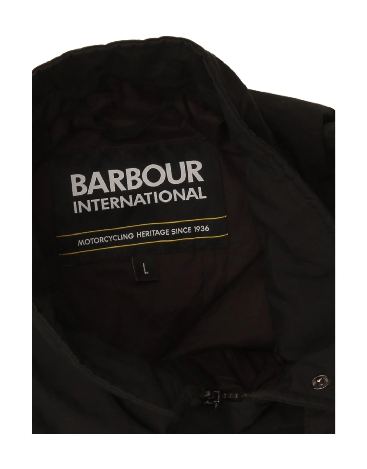 Barbour Mens Windbreaker Jacket UK 40 Large Black - Image 3