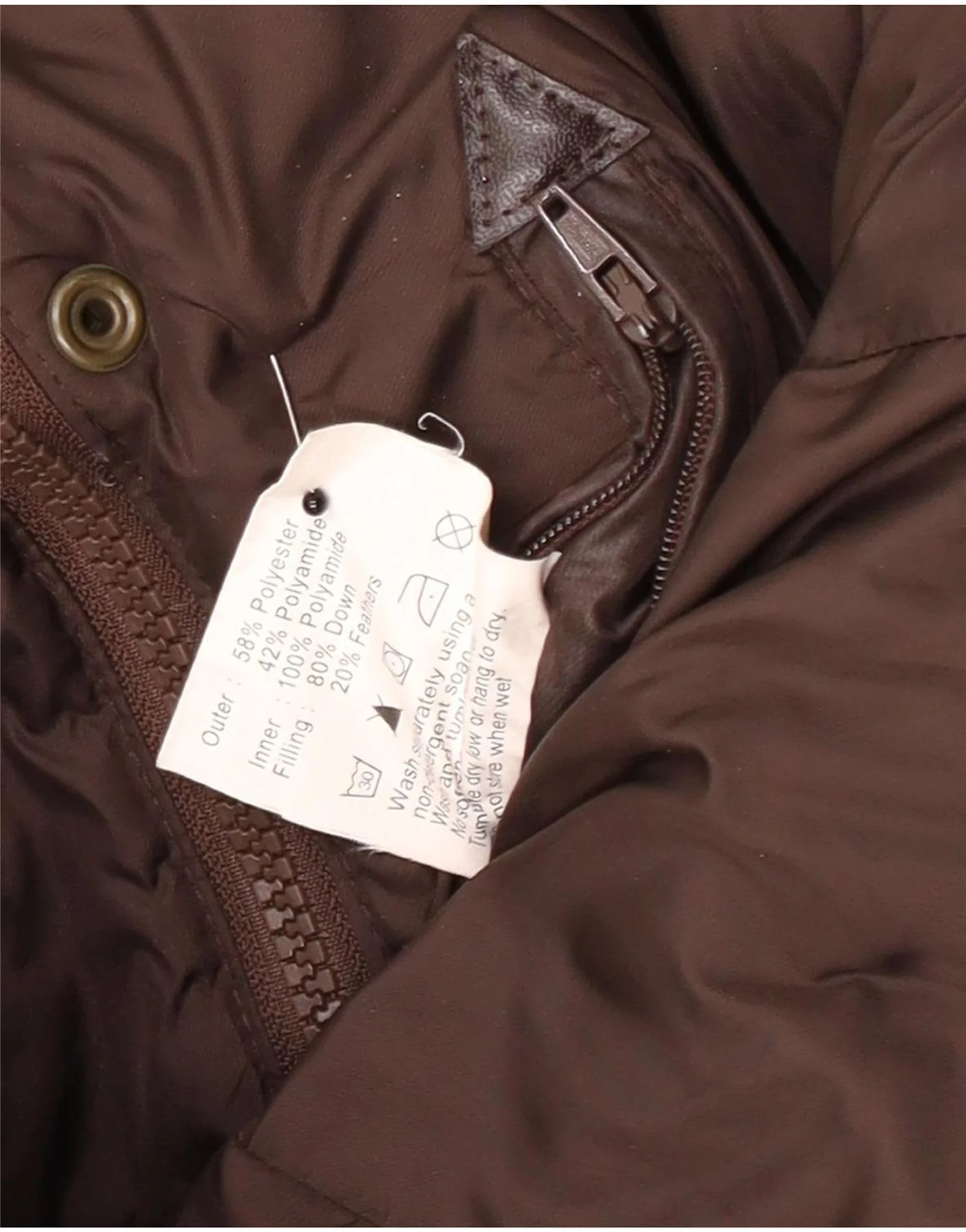 Barbour Womens Padded Jacket UK 12 Medium Brown Polyester - Image 4