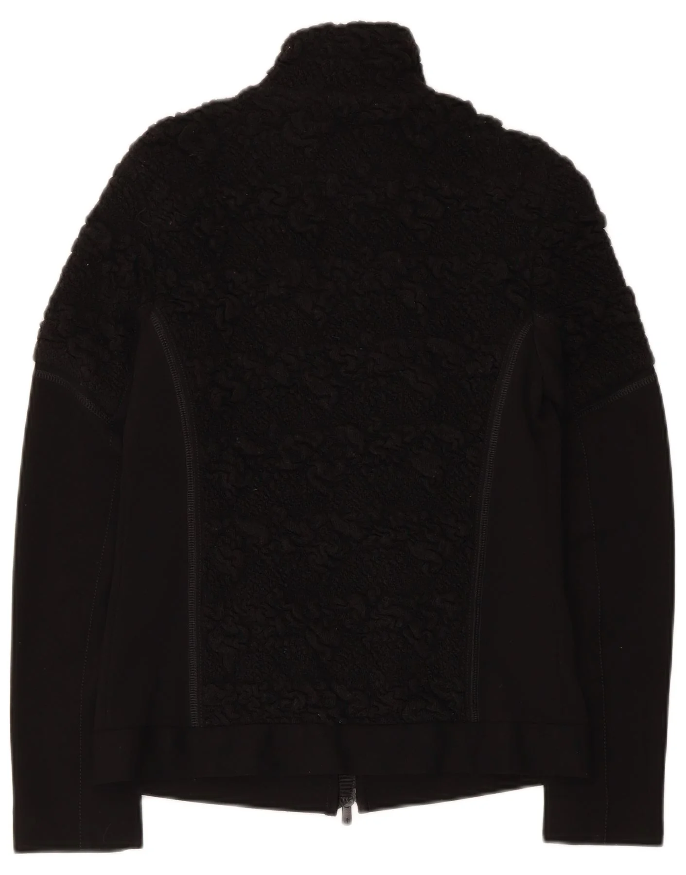Beate Heymann Womens Cardigan Sweater UK 10 Small Black Wool - Image 2