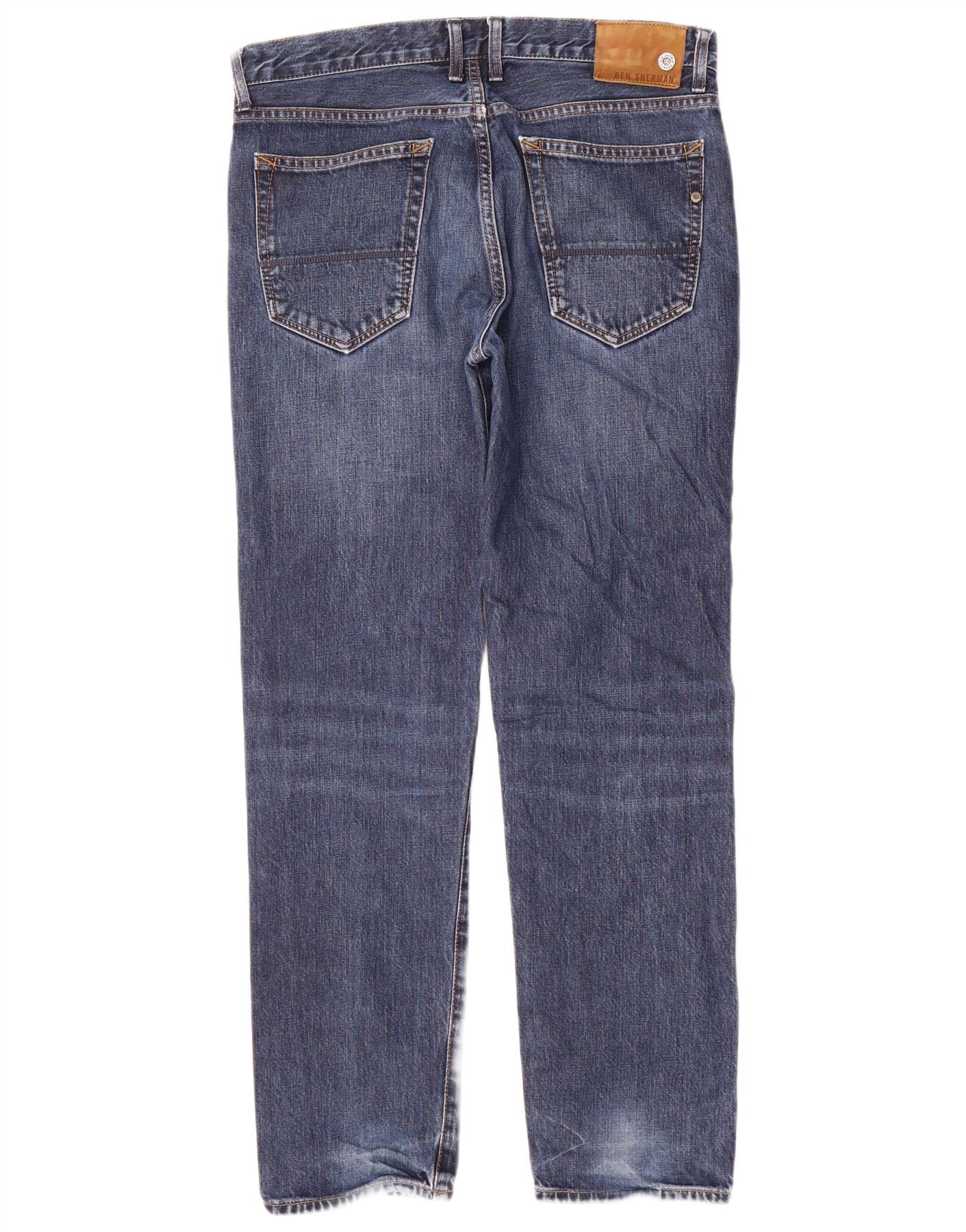 Ben Sherman Mens Slim Jeans W30 L30 Blue Cotton - Image 2