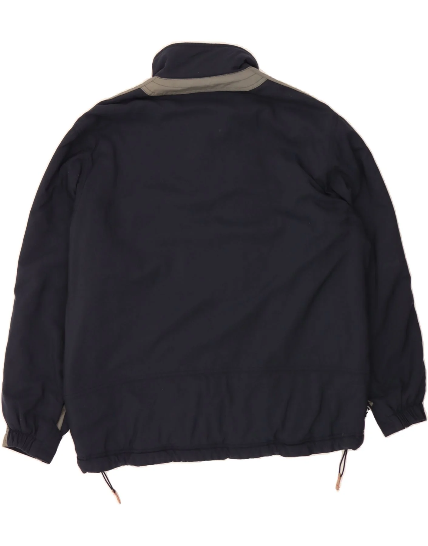 BEN SHERMAN Mens Windbreaker Jacket UK 40 Large Navy Blue Colourblock - Image 2