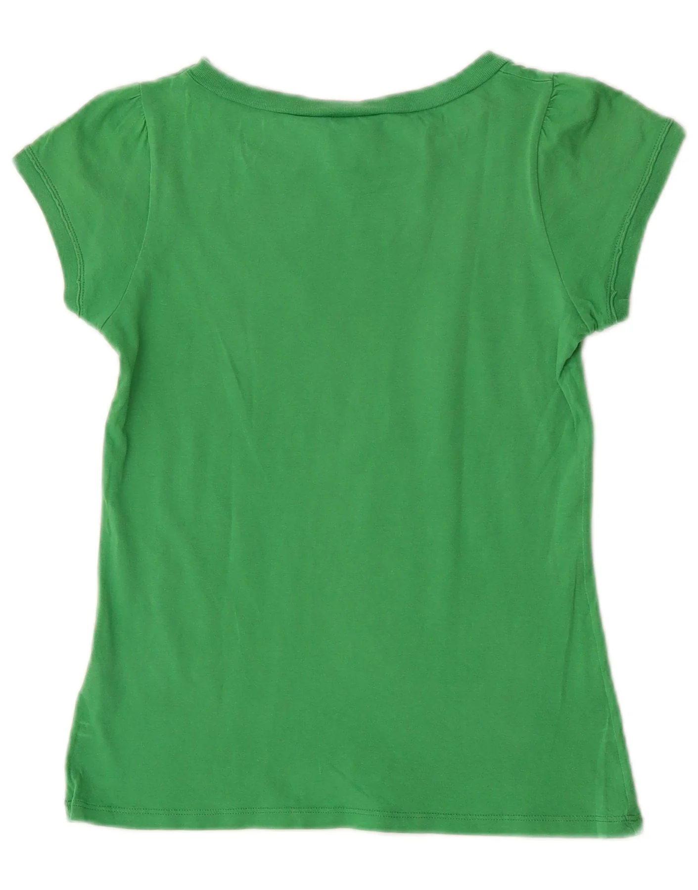 Benetton Girls Peanuts Graphic T-Shirt Top 10-11 Years XL Green Cotton - Image 2