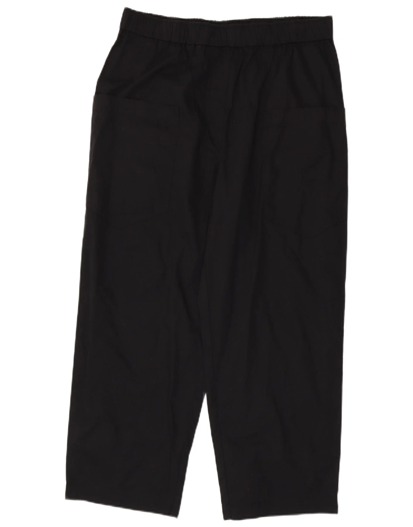 Benetton Womens Straight Casual Trousers W34 L26 Black