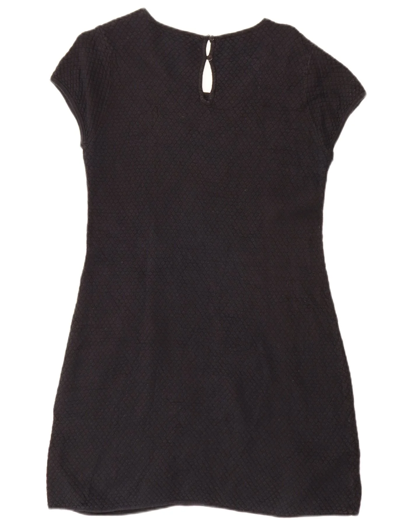 Benetton Womens T-Shirt Dress UK 16 Large Black - Image 2