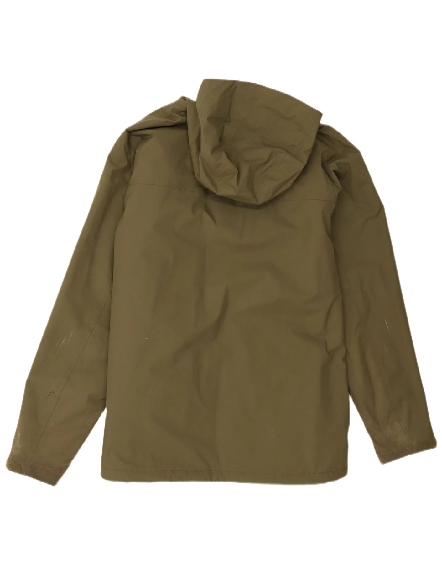 Berghaus Mens Hooded Rain Jacket UK 42 XL Khaki Polyamide - Image 2