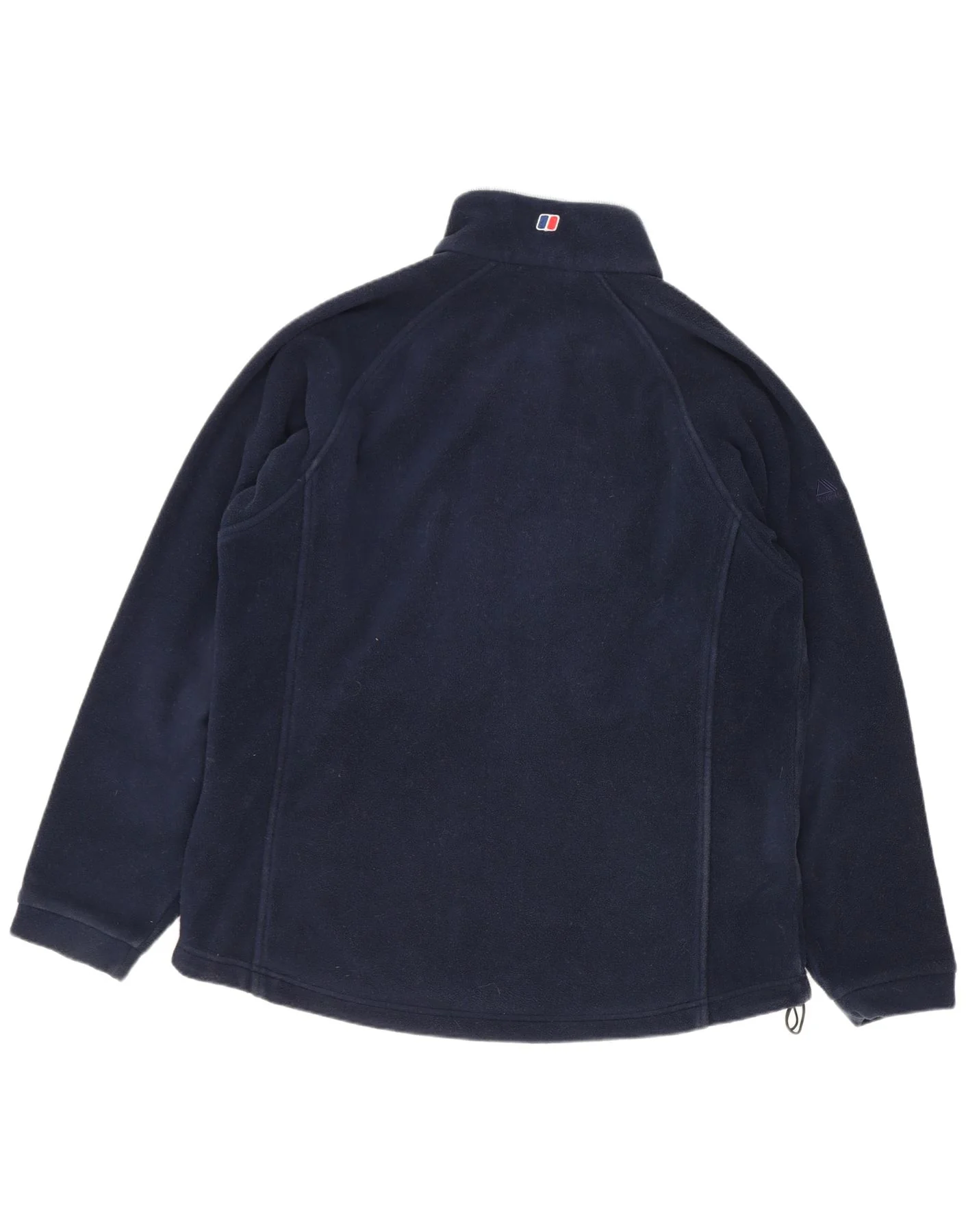 Berghaus Womens Fleece Jacket UK 16 Large Navy Blue Polyester - Image 2