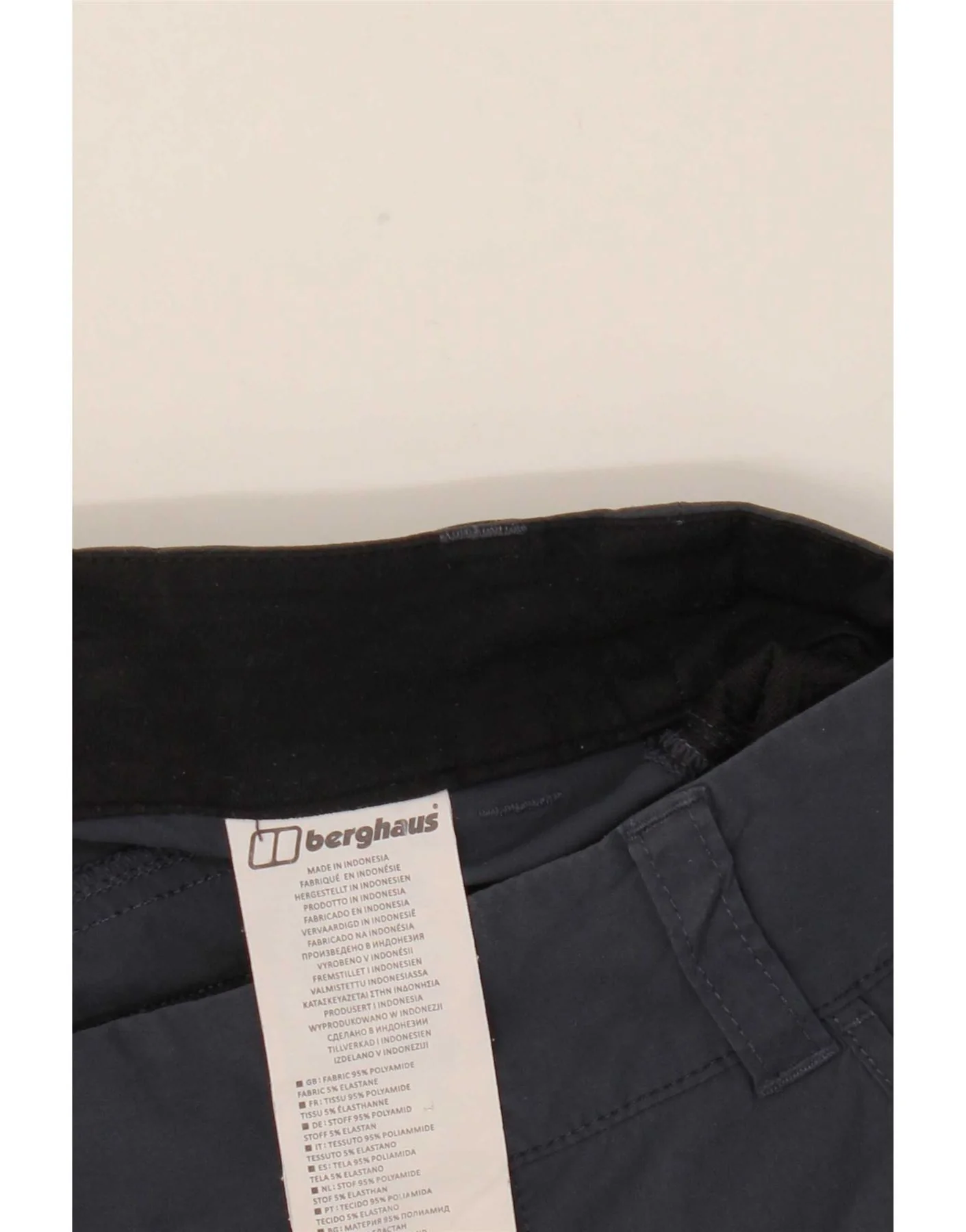 Berghaus Womens Straight Casual Trousers W32 L30 Navy Blue Polyamide - Image 3