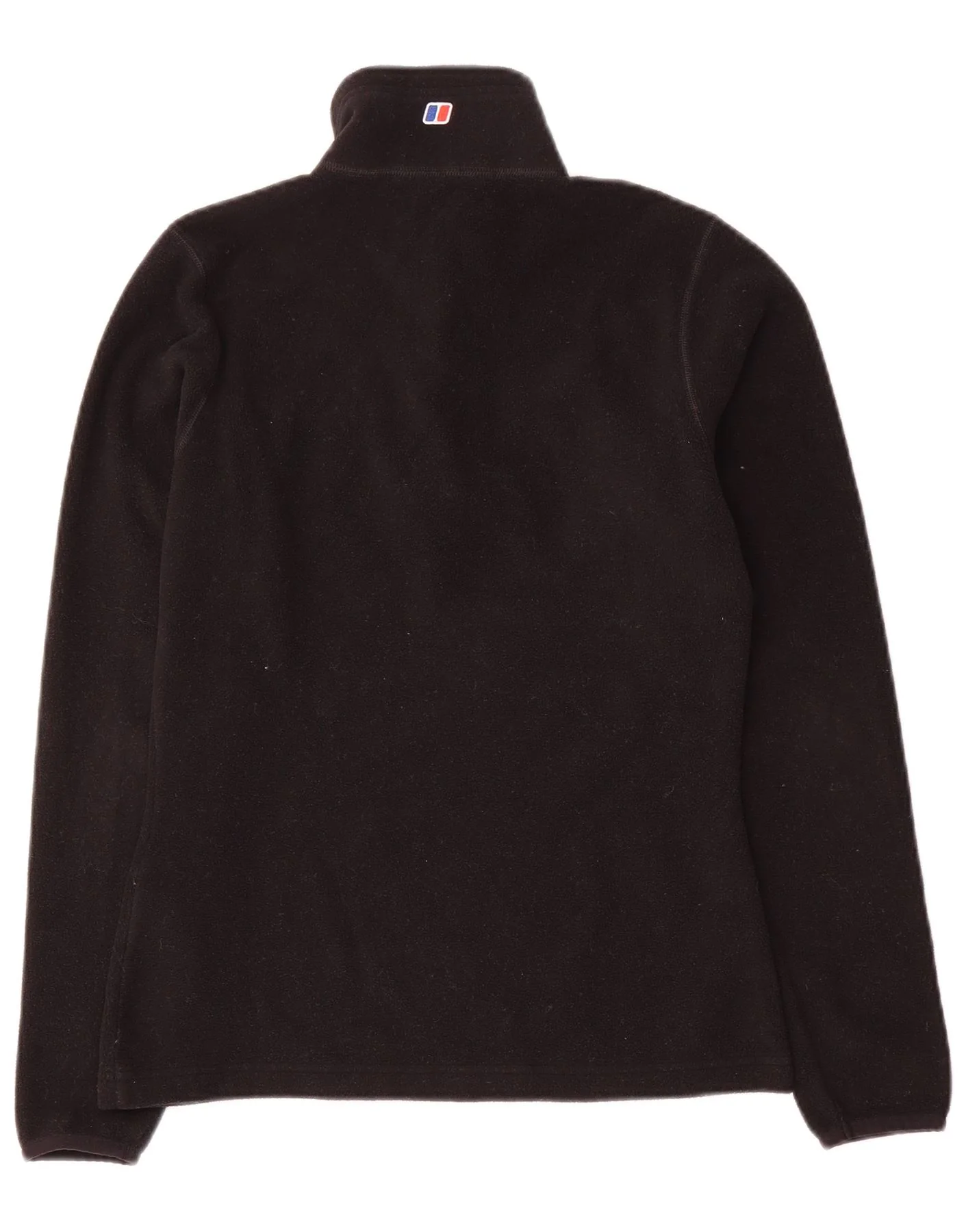 Berghaus Womens Zip Neck Fleece Jumper UK 8 Small Black Polyester - Image 2