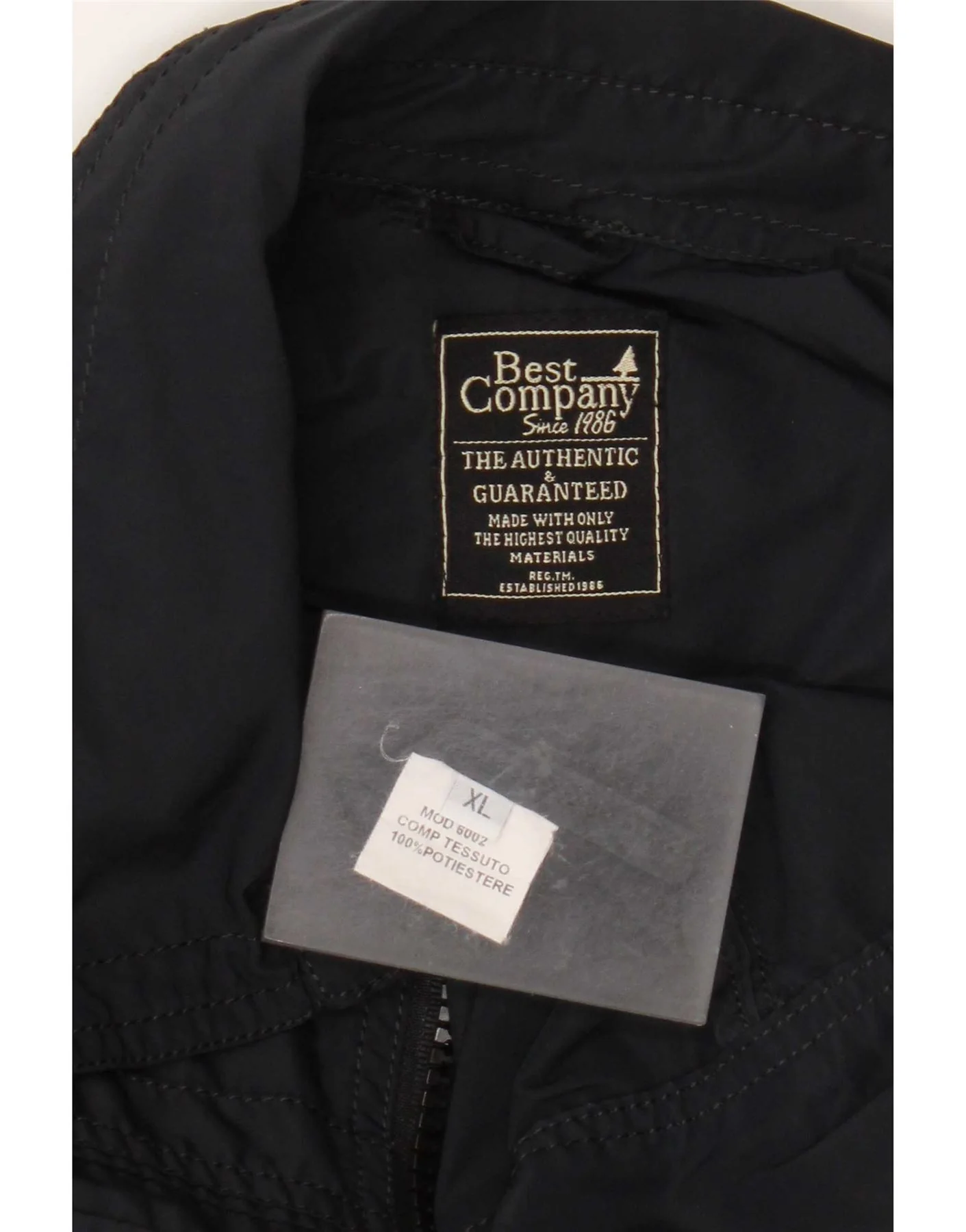 Best Company Mens Utility Jacket UK 42 XL Navy Blue Polyester - Image 3