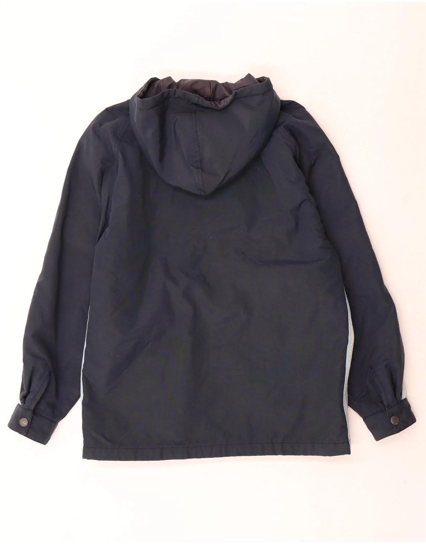 Billabong Boys Hooded Windbreaker Jacket 15-16 Years Navy Blue Colourblock - Image 2