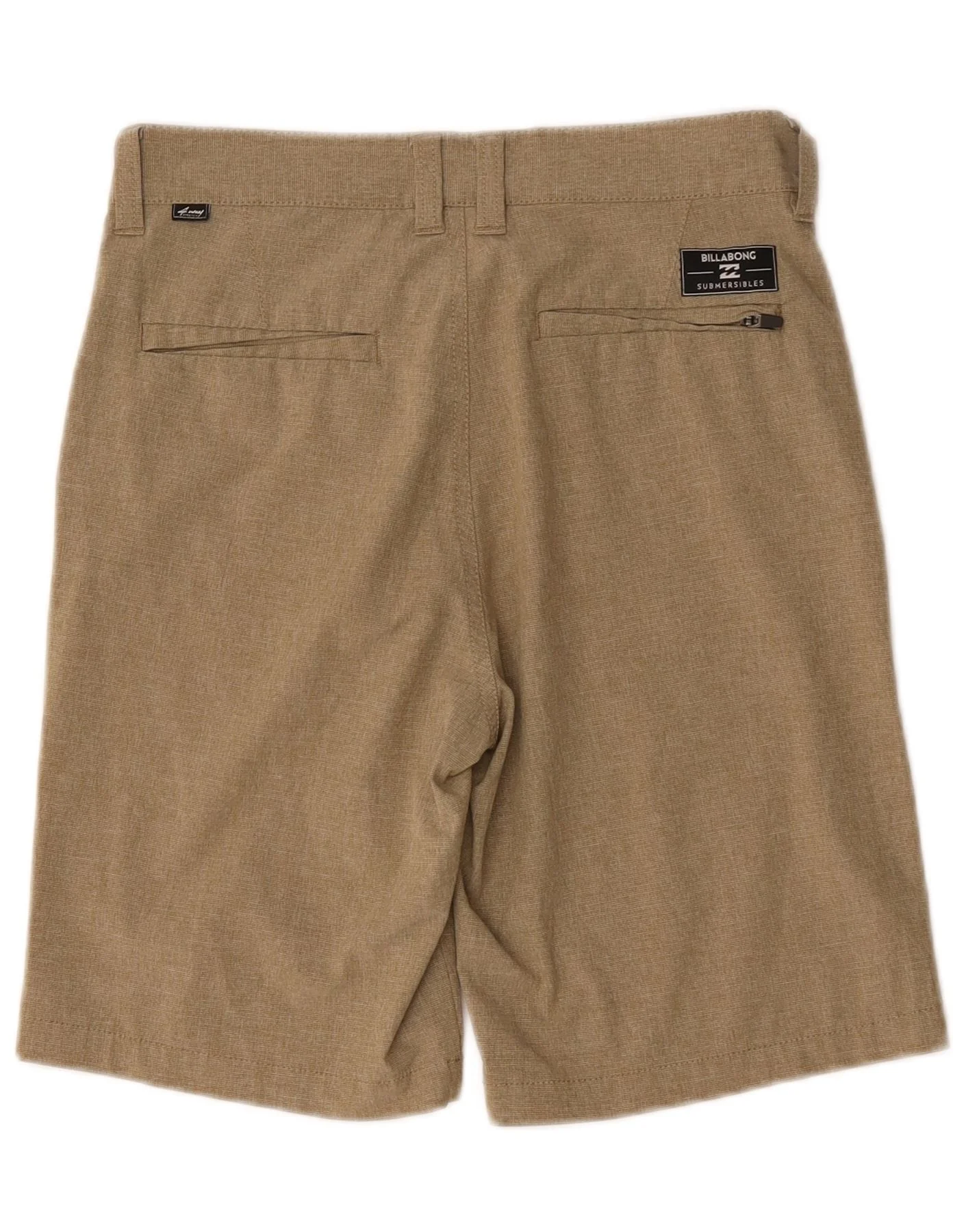 Billabong Mens Chino Shorts W28 Small Khaki Polyester - Image 2