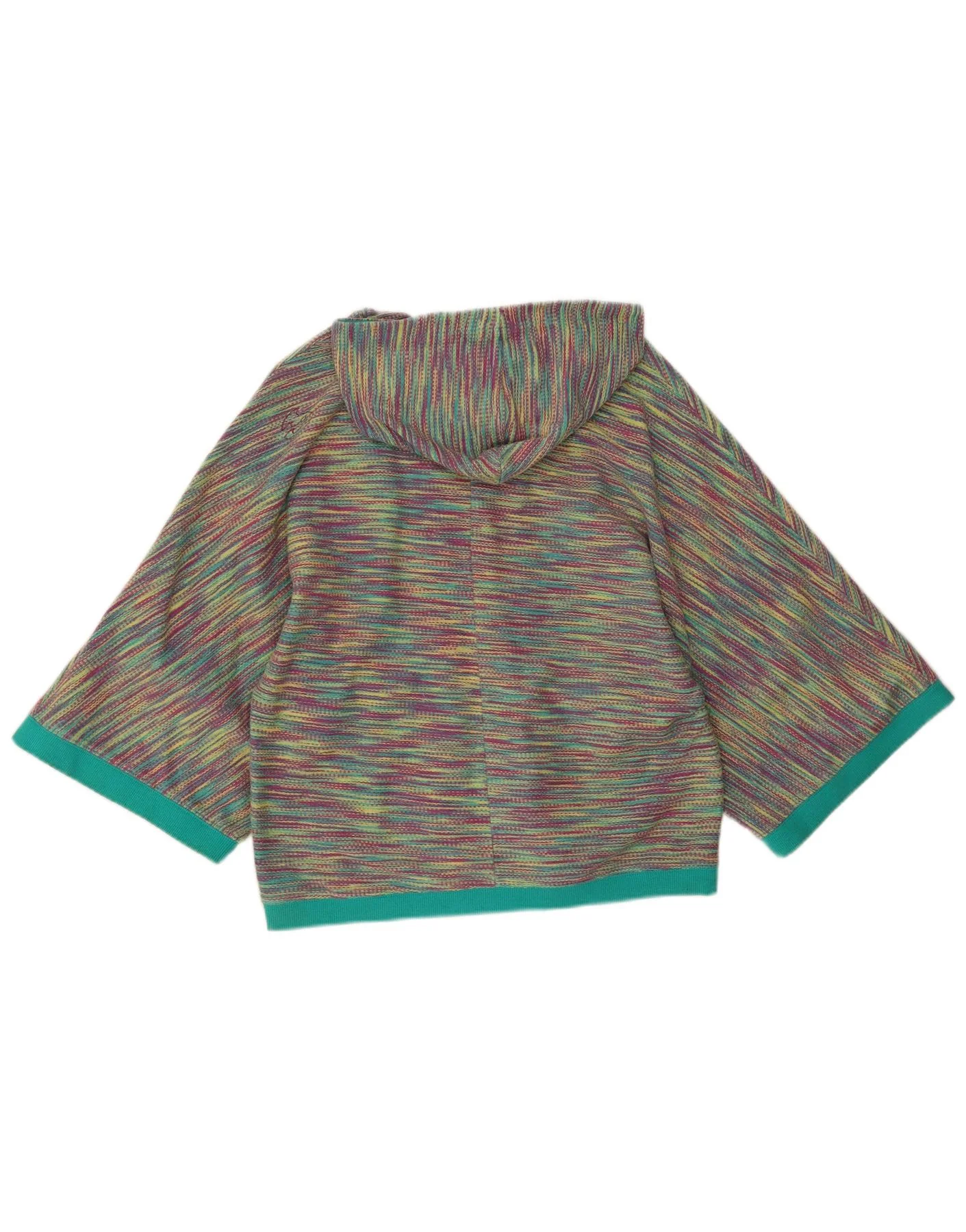 Billabong Womens Graphic Zip Hoodie Sweater UK 12 Medium Multicoloured - Image 2