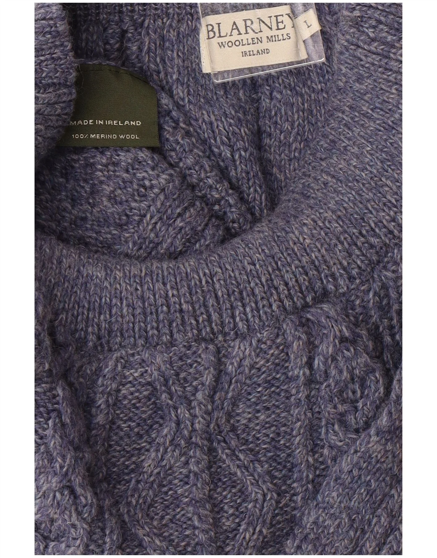 BLARNEY WOOLEN MILLS Womens High Waist A-Line Skirt Large W30  Navy Blue - Image 6