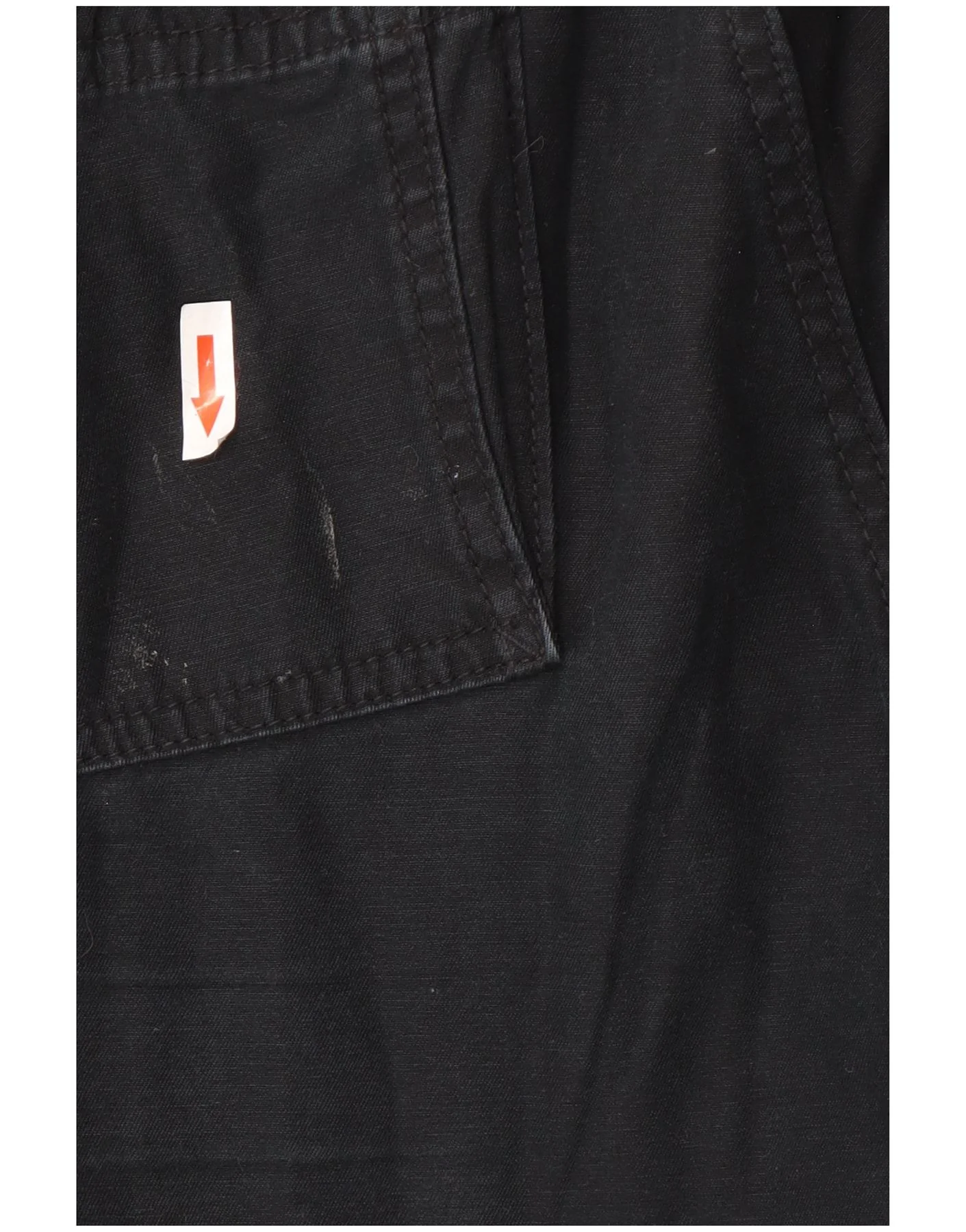 Brandit Mens Straight Regular Cargo Shorts XL W38 L28 Black Cotton - Image 3