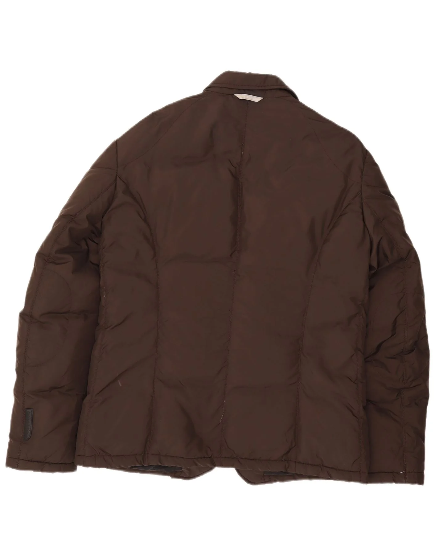Brema Mens Blazer Padded Jacket IT 52 XL Brown Polyester - Image 2