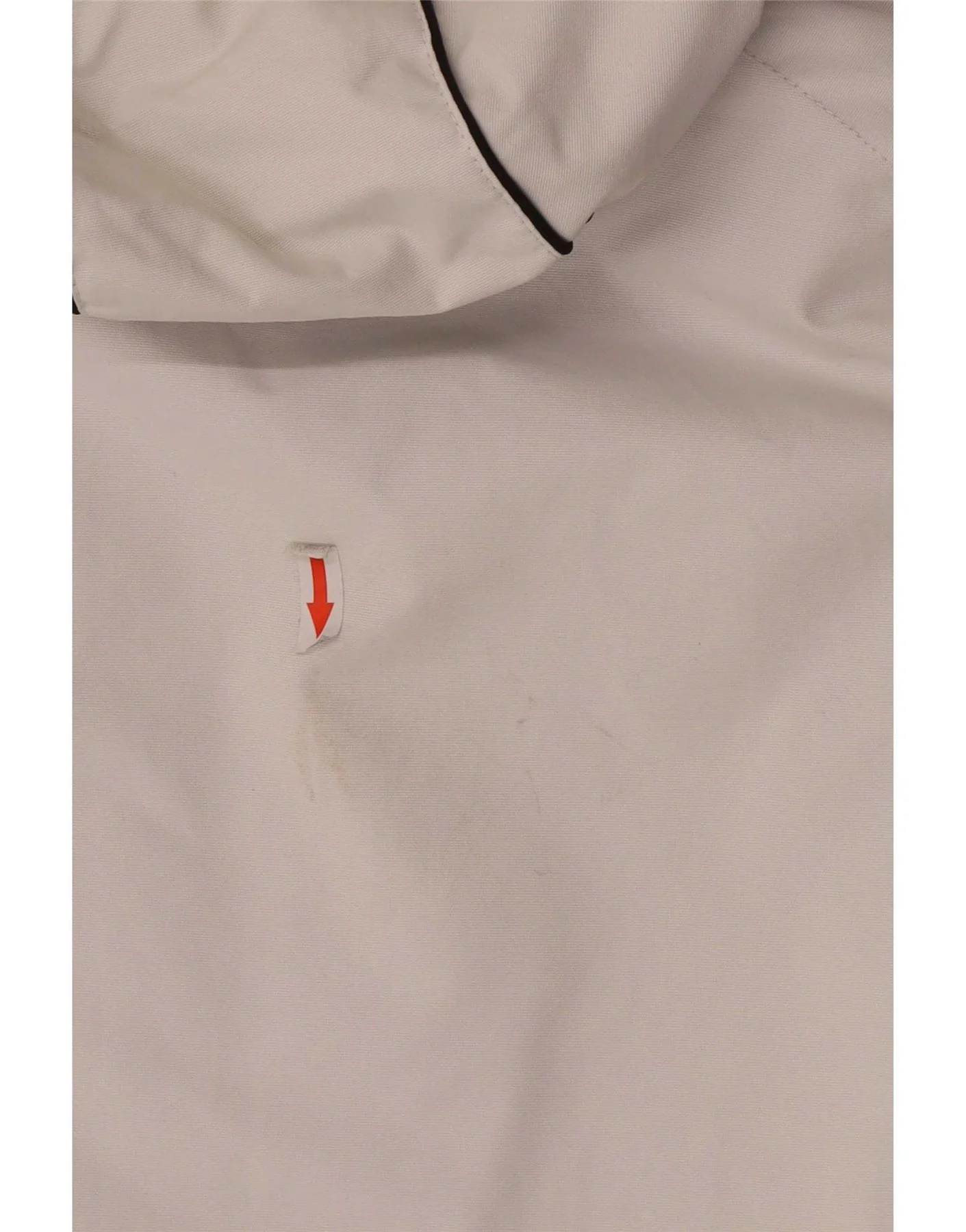 Brugi Womens Hooded Padded Jacket UK 14 Medium White Polyamide - Image 3