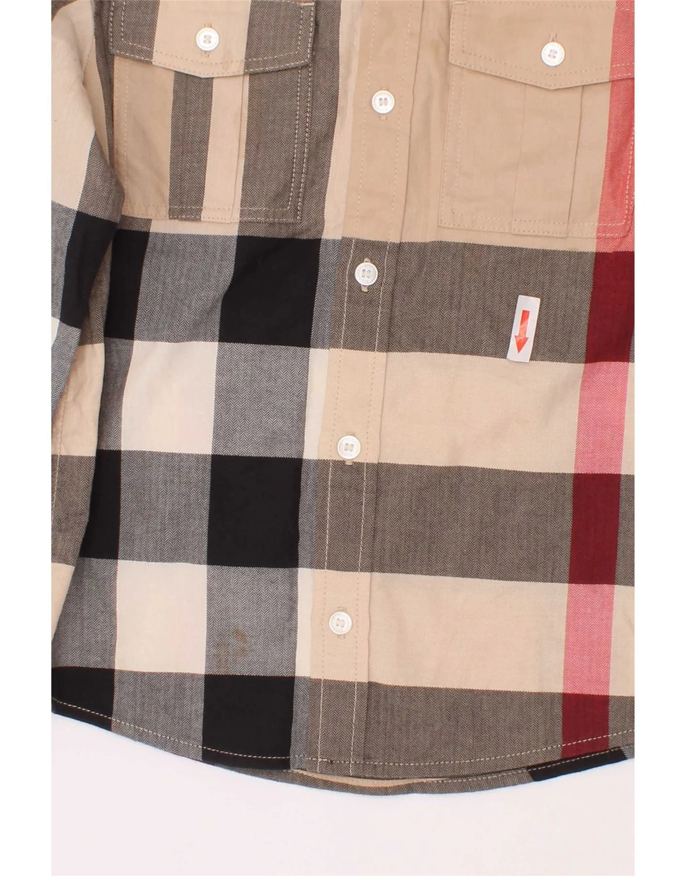 Burberry Boys Shirt 5-6 Years Multicoloured Check Cotton - Image 3