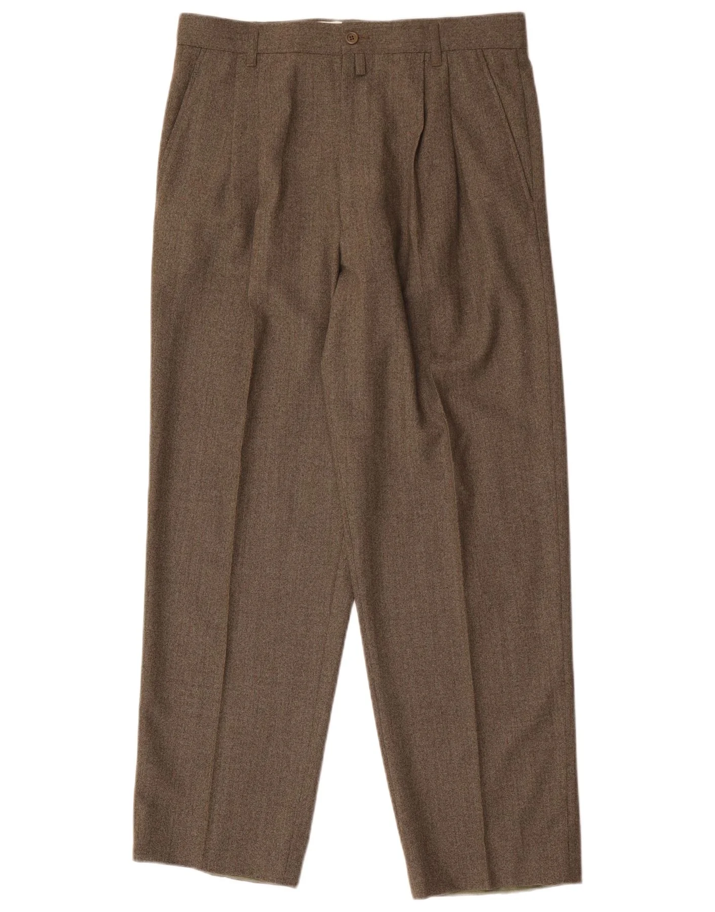 Byblos Mens Pegged Chino Trousers IT 50 Large W32 L30 Khaki Wool