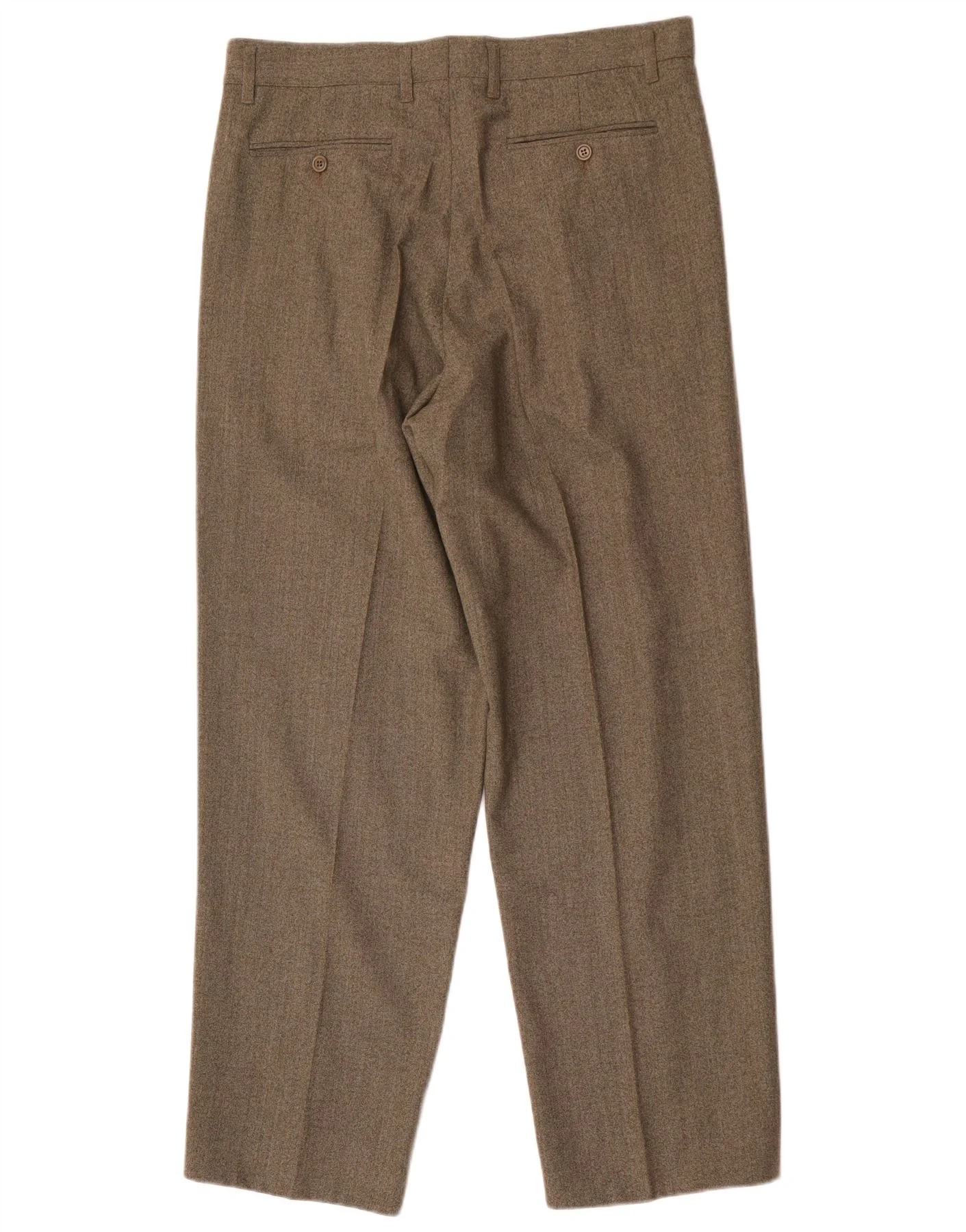Byblos Mens Pegged Chino Trousers IT 50 Large W32 L30 Khaki Wool - Image 2
