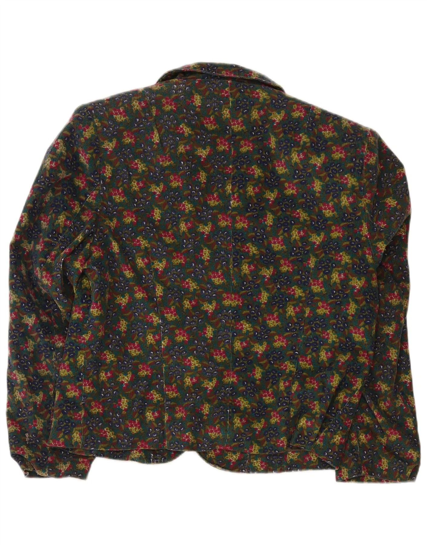 Cacharel Womens 4 Button Blazer Jacket EU 42 Large Multicoloured Floral - Image 2