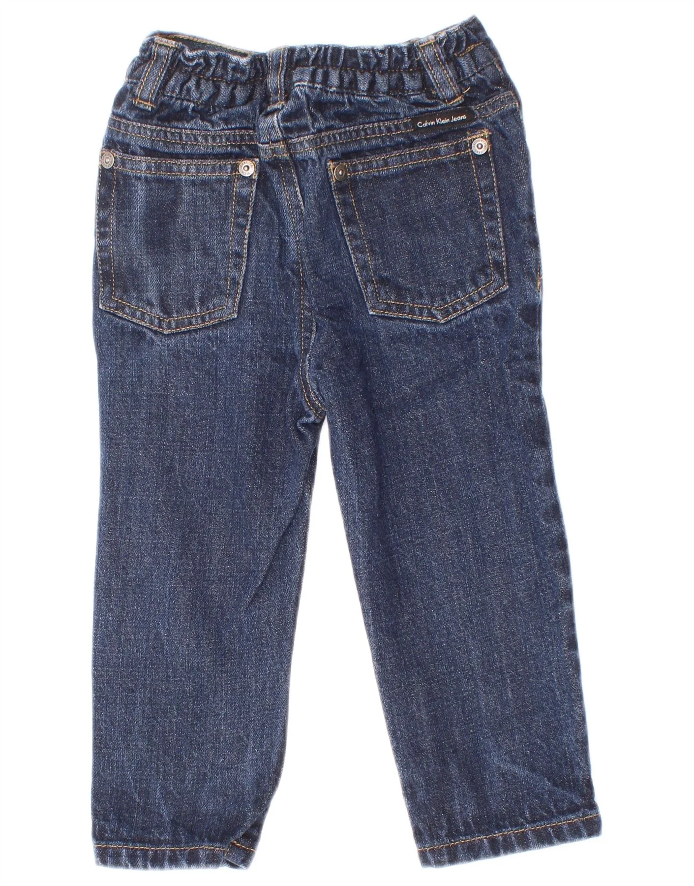Calvin Klein Baby Boys Straight Jeans 18-24 Months W20 L12 Blue - Image 2