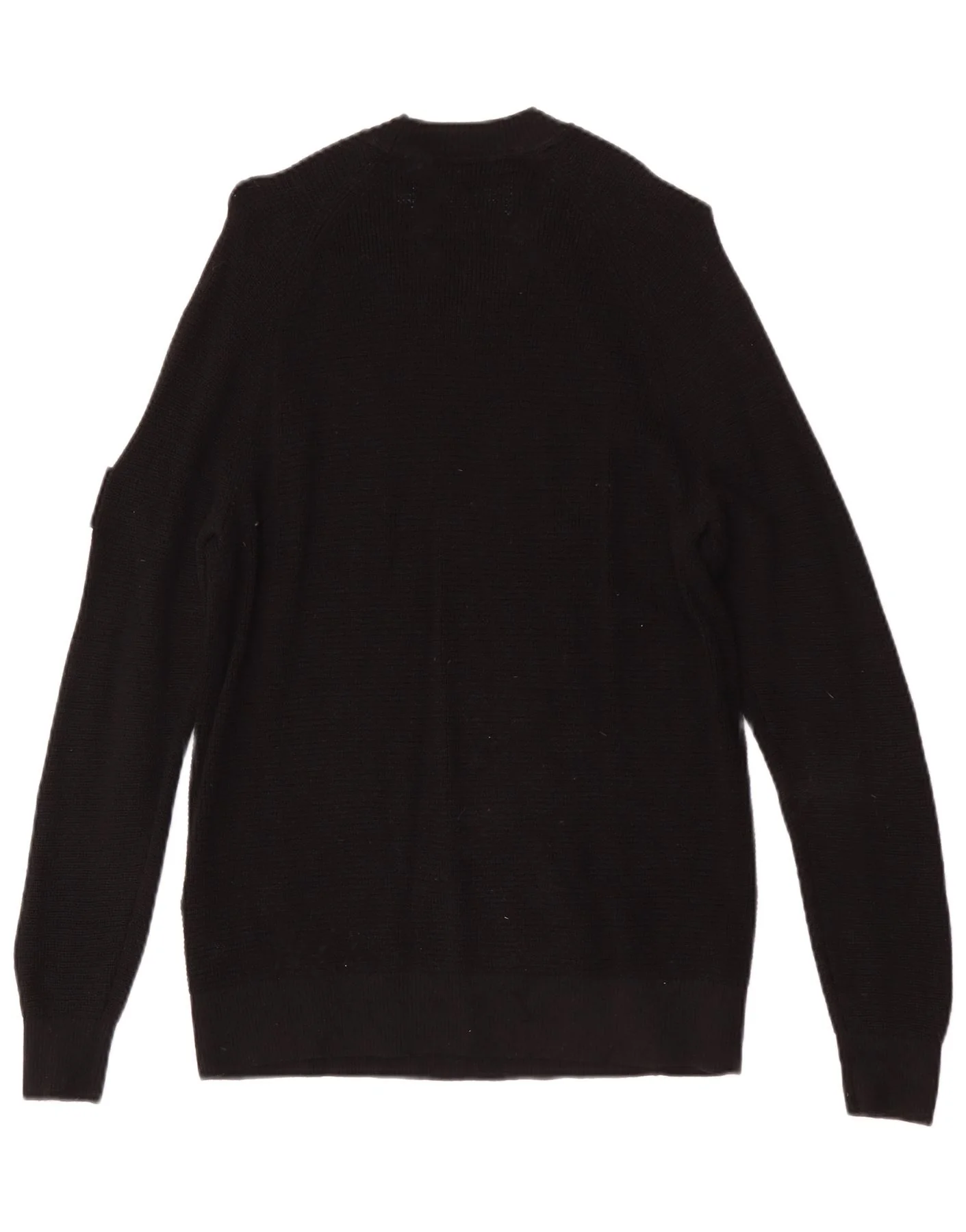 Calvin Klein Jeans Mens Crew Neck Jumper Sweater Small Black Wool - Image 2