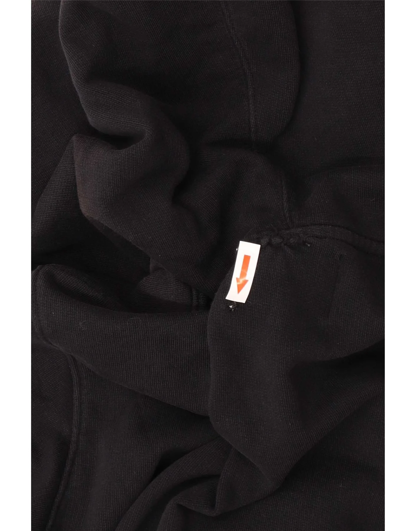 Calvin Klein Jeans Mens Graphic Hoodie Jumper Small Black - Image 4