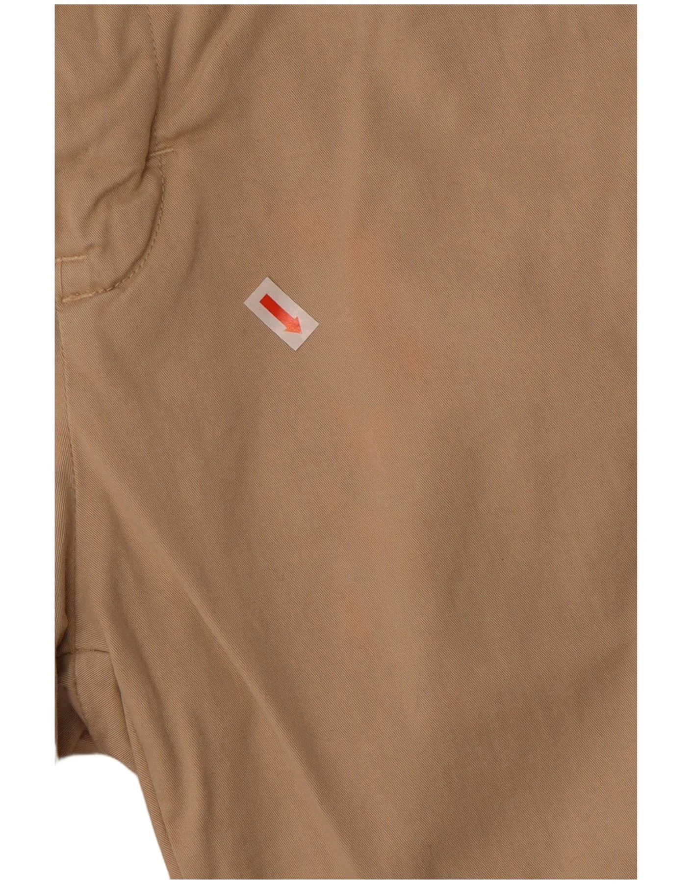 Calvin Klein Mens Chino Shorts W34 Large Beige Cotton - Image 3