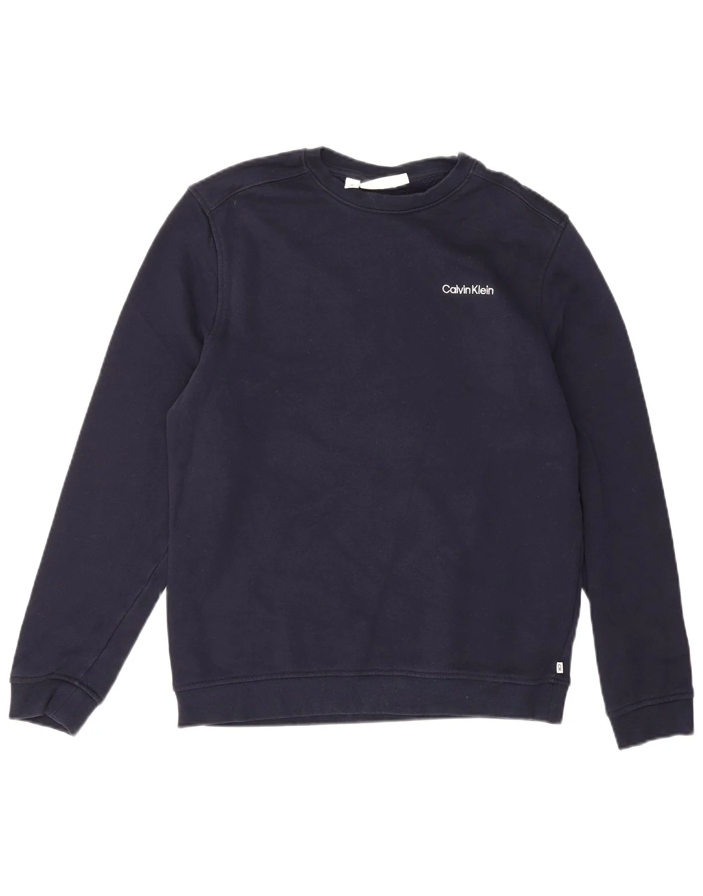 Calvin Klein Mens Golf Sweatshirt Jumper Medium Navy Blue Cotton