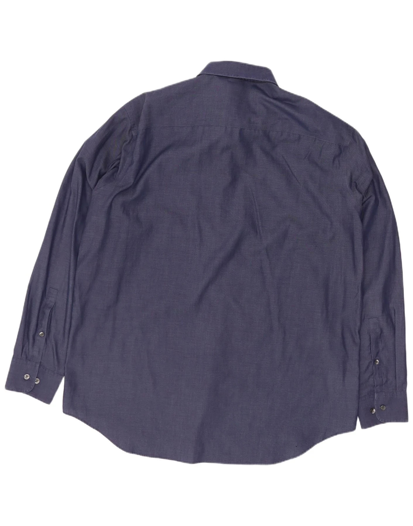 Calvin Klein Mens Regular Fit Shirt Size 16 1/2 Large Navy Blue - Image 2