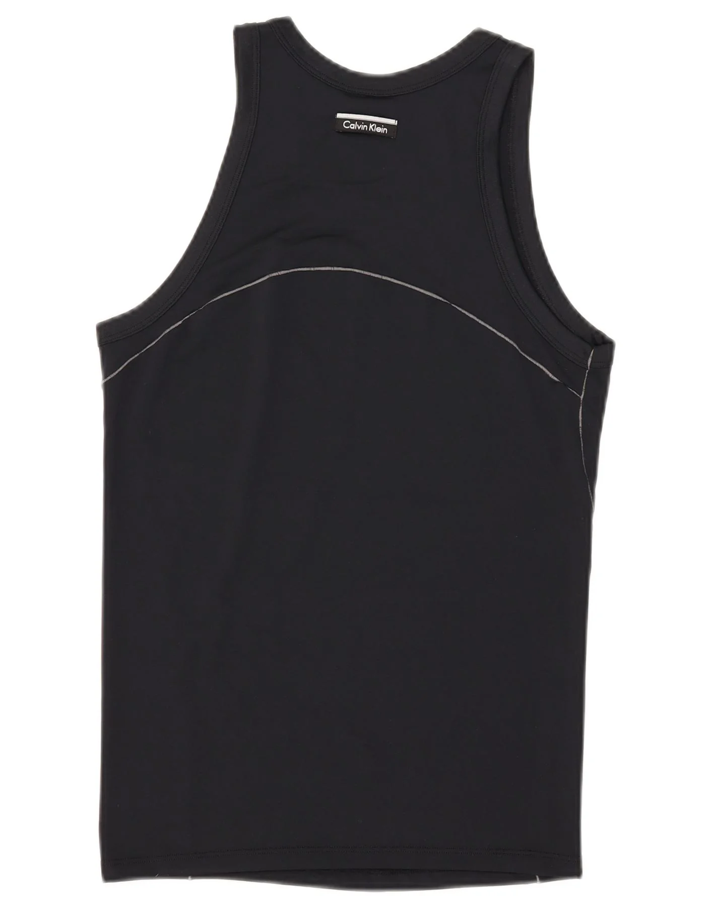 Calvin Klein Mens Vest Top Medium Black Polyester - Image 2