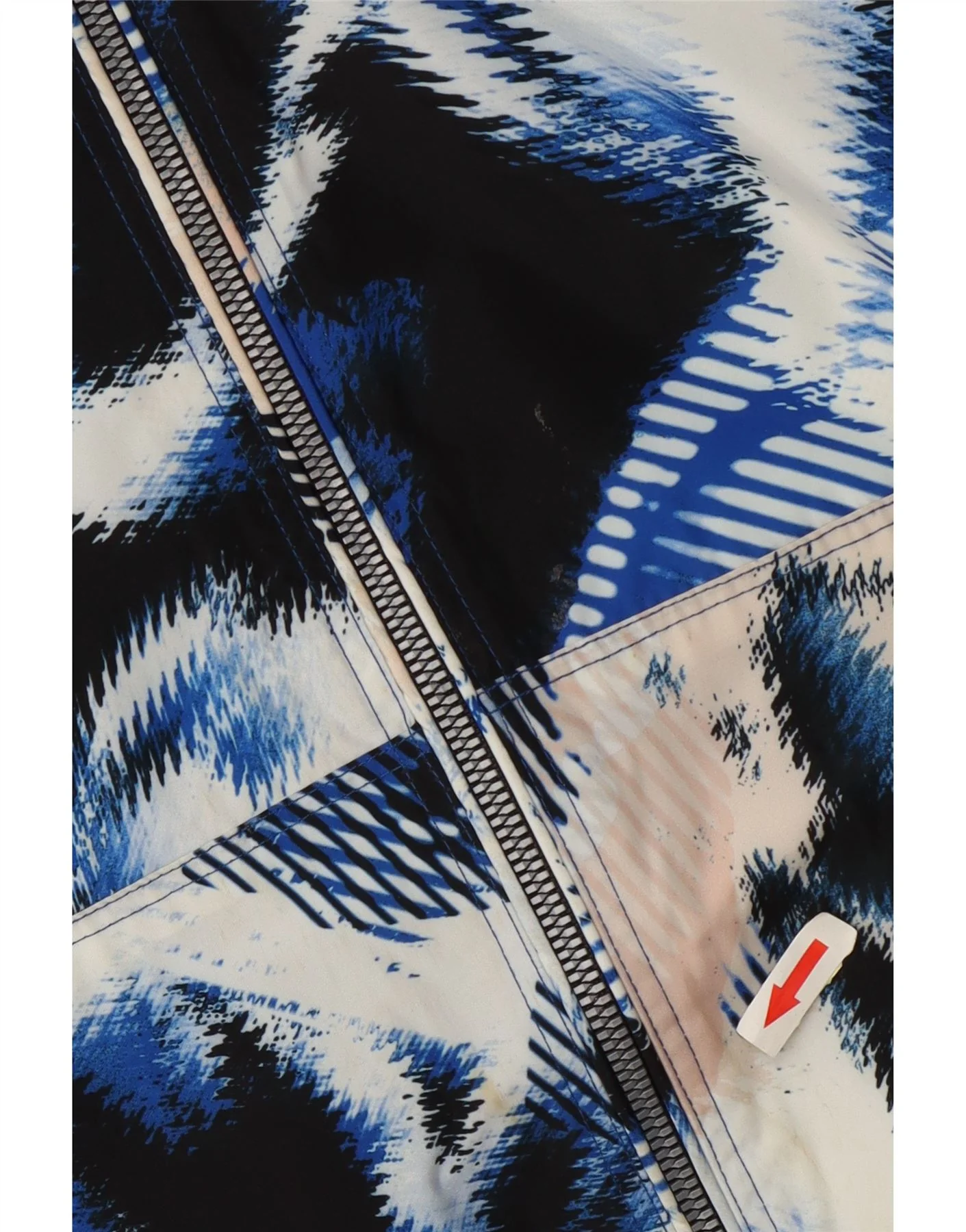 Calvin Klein Womens Abstract Pattern Tracksuit Top Jacket UK 10 Small Multi - Image 3