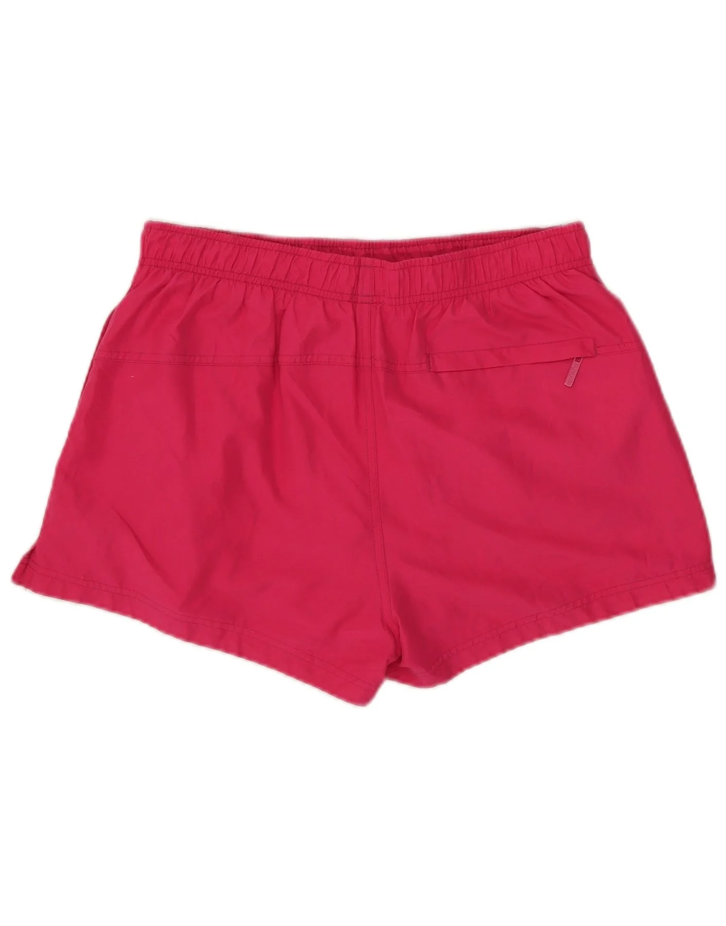 Calvin Klein Womens Graphic Swimming Shorts UK 14 Large Pink Colourblock - Image 2