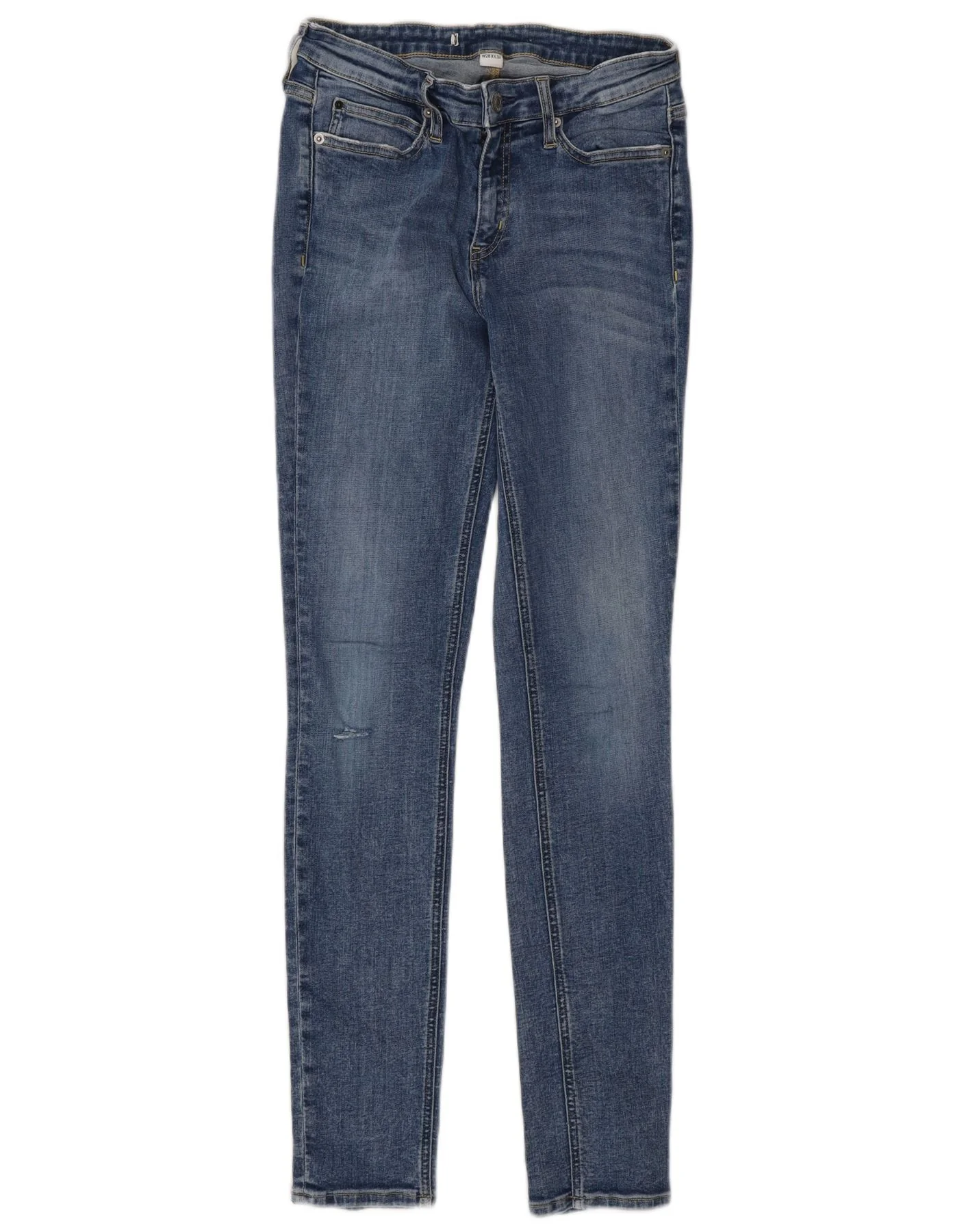 Calvin Klein Womens Skinny Jeans W28 L32 Blue