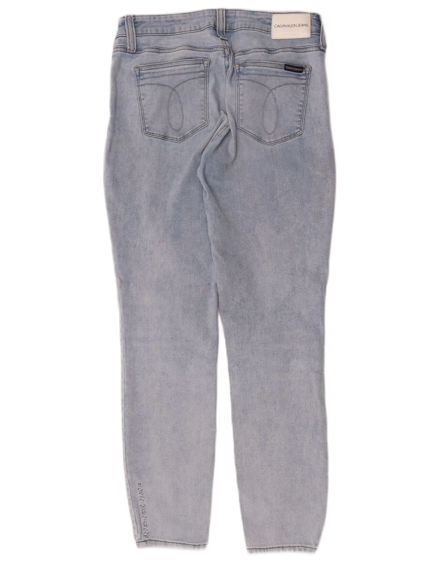 Calvin Klein Womens Slim Jeans W30 L27 Blue Cotton - Image 2