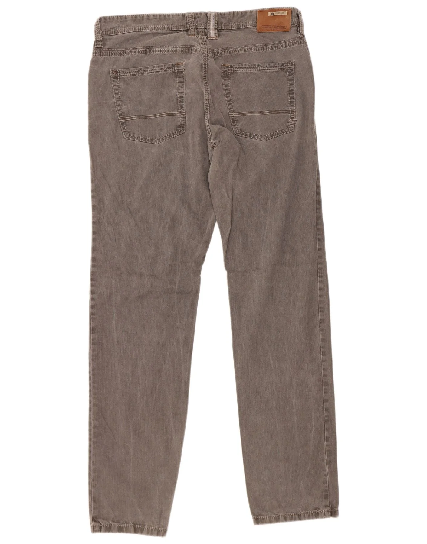 Camel Active Mens Straight Jeans W36 L34 Grey Cotton - Image 2